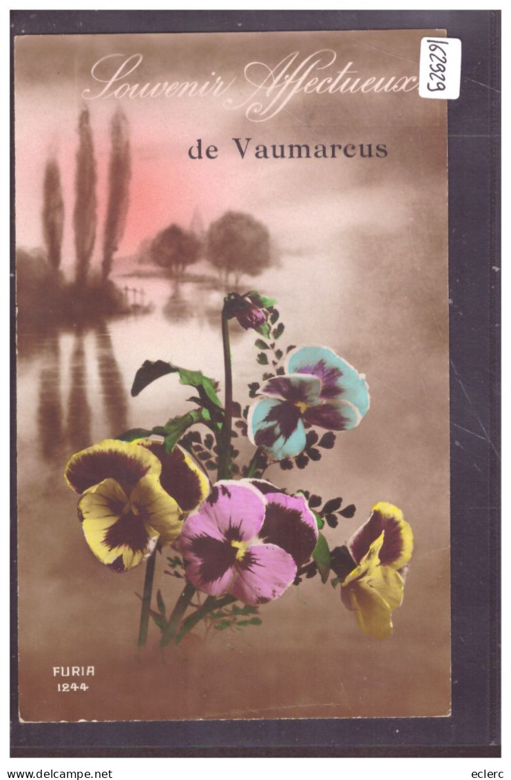 SOUVENIR AFFECTUEUX DE VAUMARCUS - TB - Vaumarcus