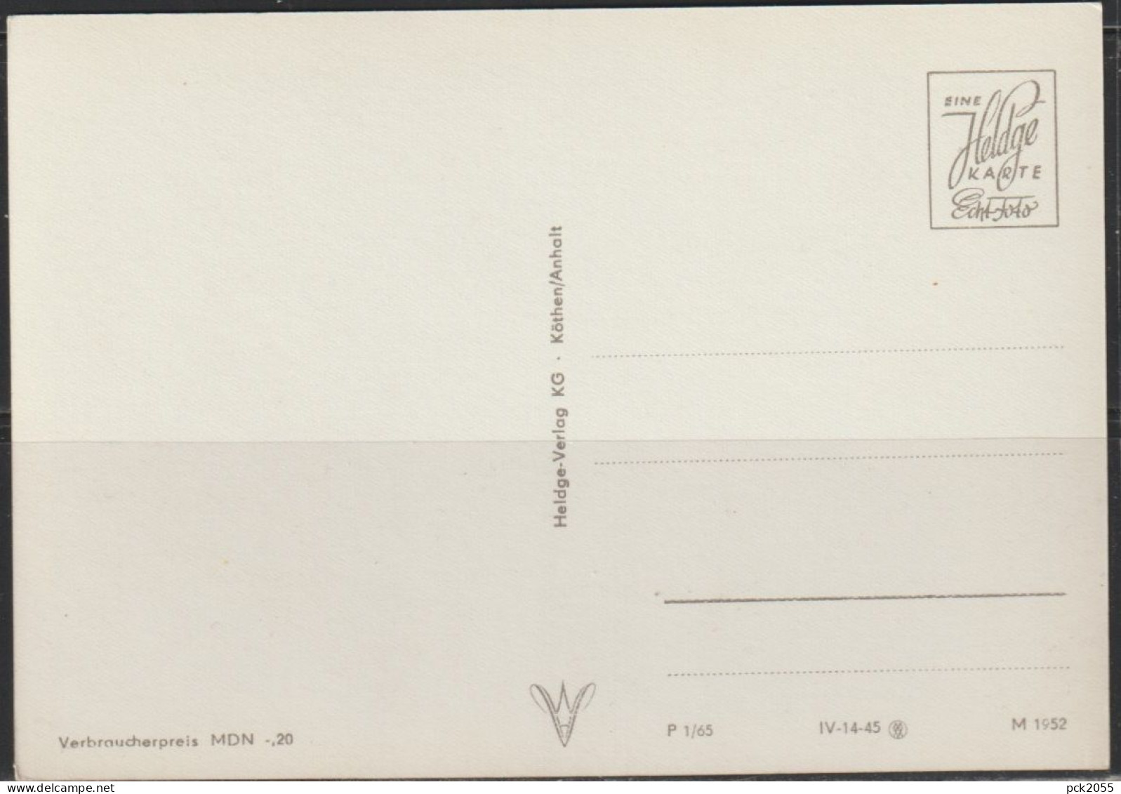 KÖTHEN - Anhalt - Bachdenkmal - Nicht Gelaufen  (AK 4731) Günstige Versandkosten - Köthen (Anhalt)