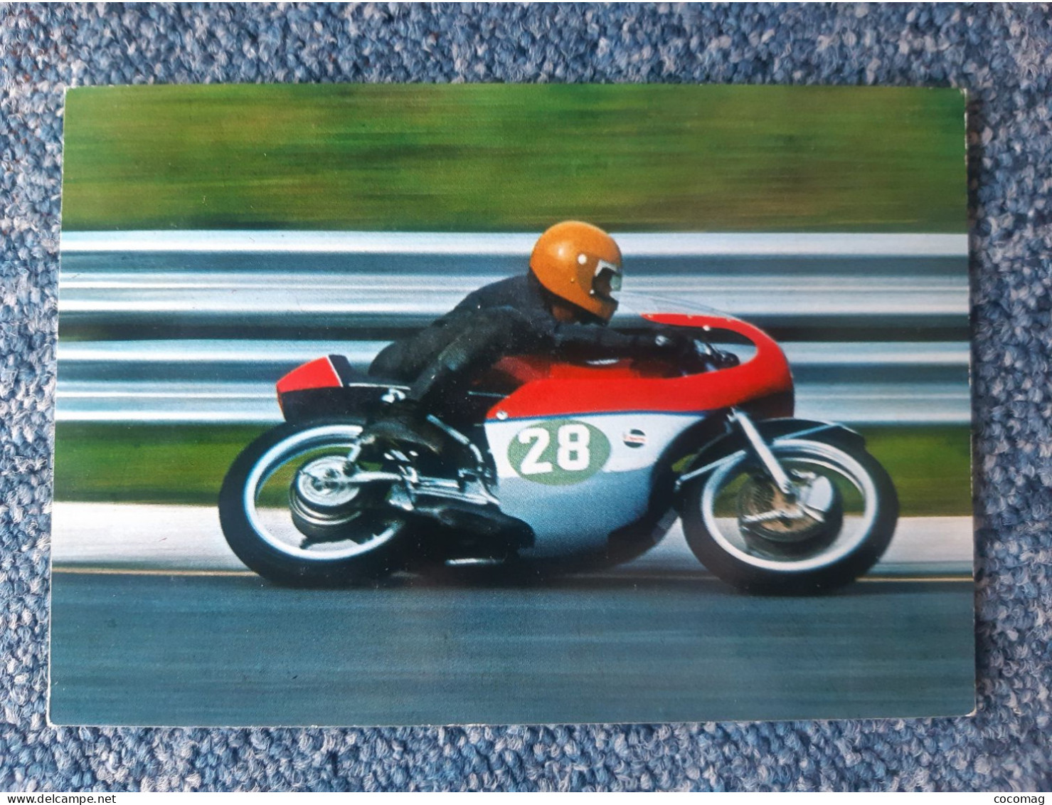 Moto YAMAHA PILOTE  28 CIRCUIT IMOLA 21 MAI 1972 - Motorcycle Sport