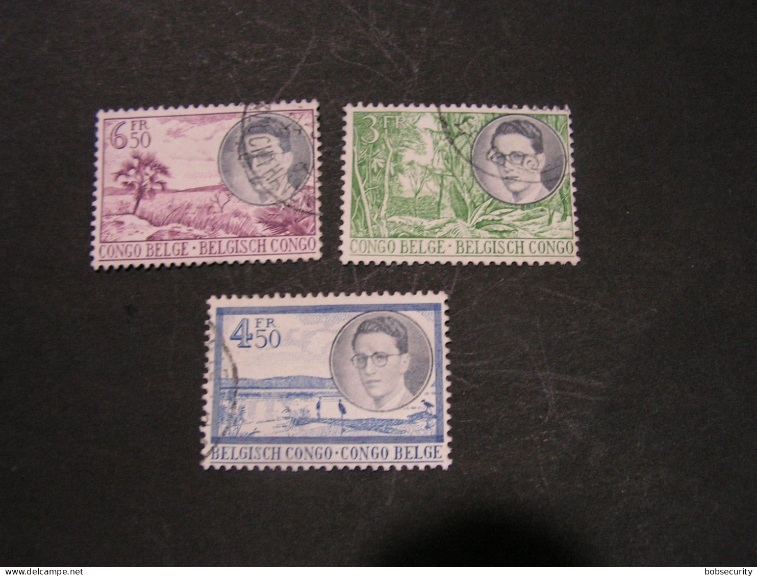 CDongo Belge 3 Old Stamps - Usati