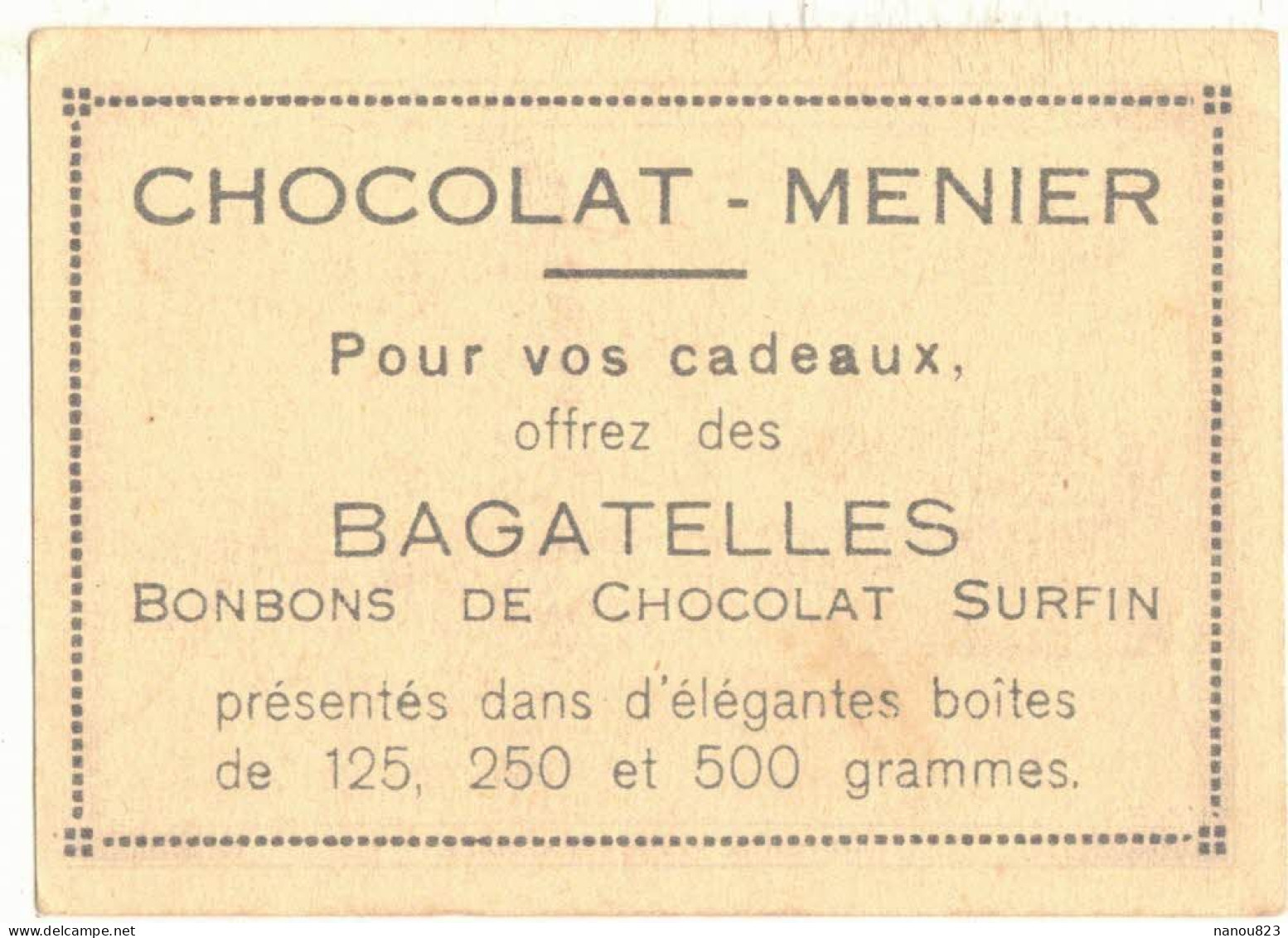 IMAGE CHROMO CHOCOLAT MENIER BAGATELLES N° 576 ALLEMAGNE MAYENCE VUE GENERALE RHENANIE PALATINAT CITE ROMAINE - Menier