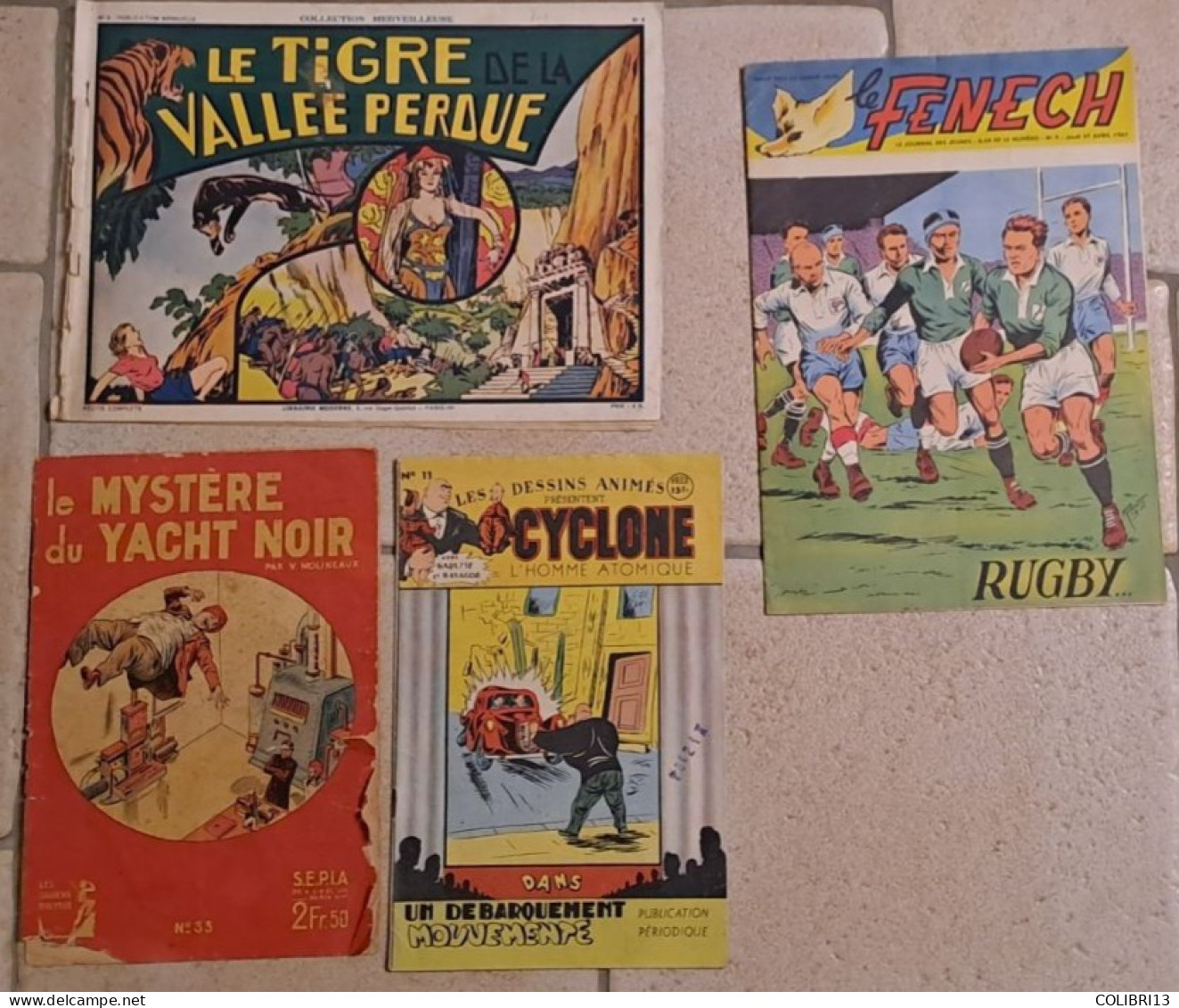 RECITS COMPLETS Lot De 4RC Collection MERVEILLEUSE N°6 Cahiers D Ulysse N°33 CYCLONE N°11 Le FENNECH N°9 - Lotti E Stock Libri