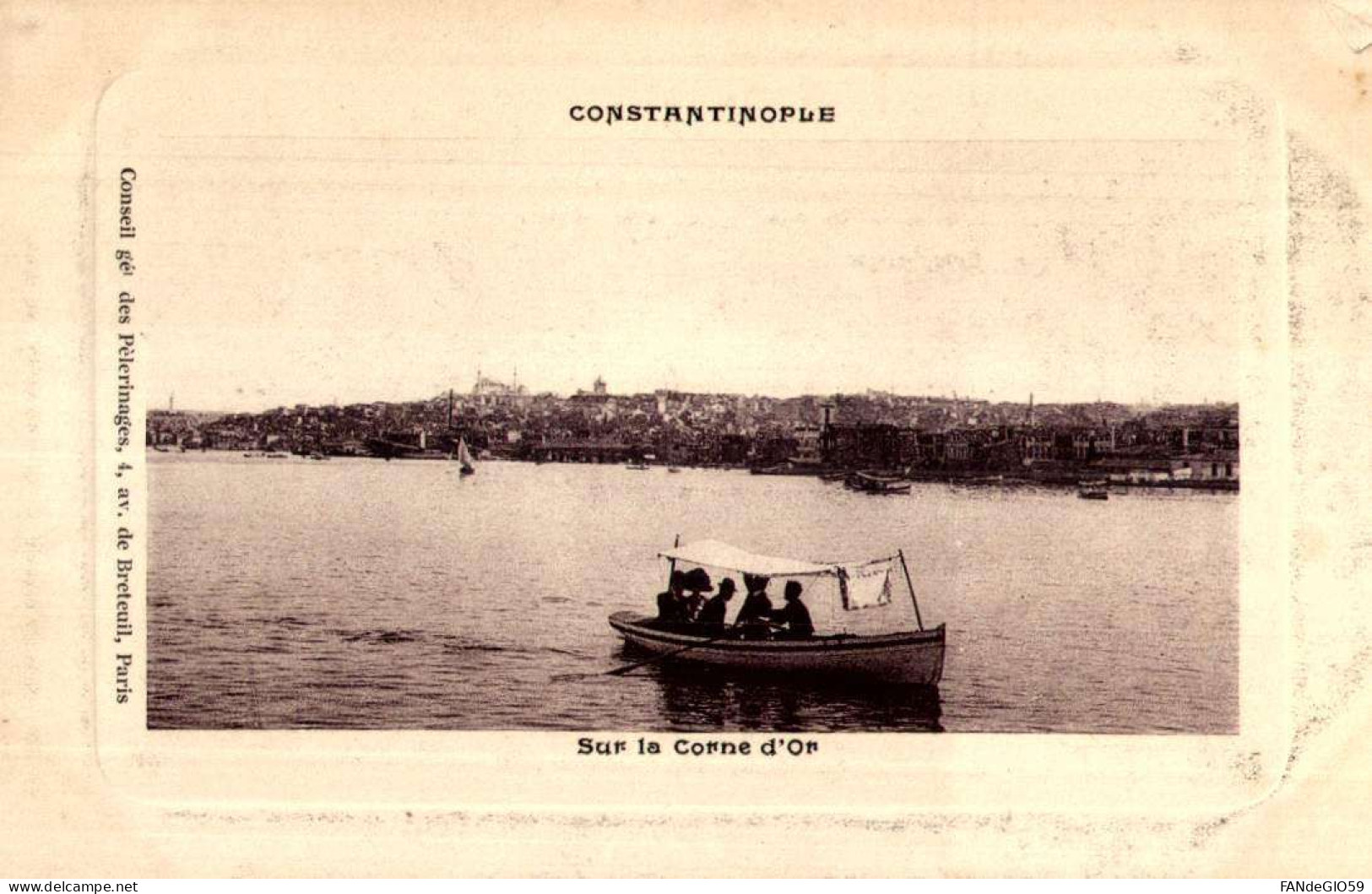 TURQUIE : Constantinople Coucher De Soleil Sur La Corne D Or  /// 30 - Turquie