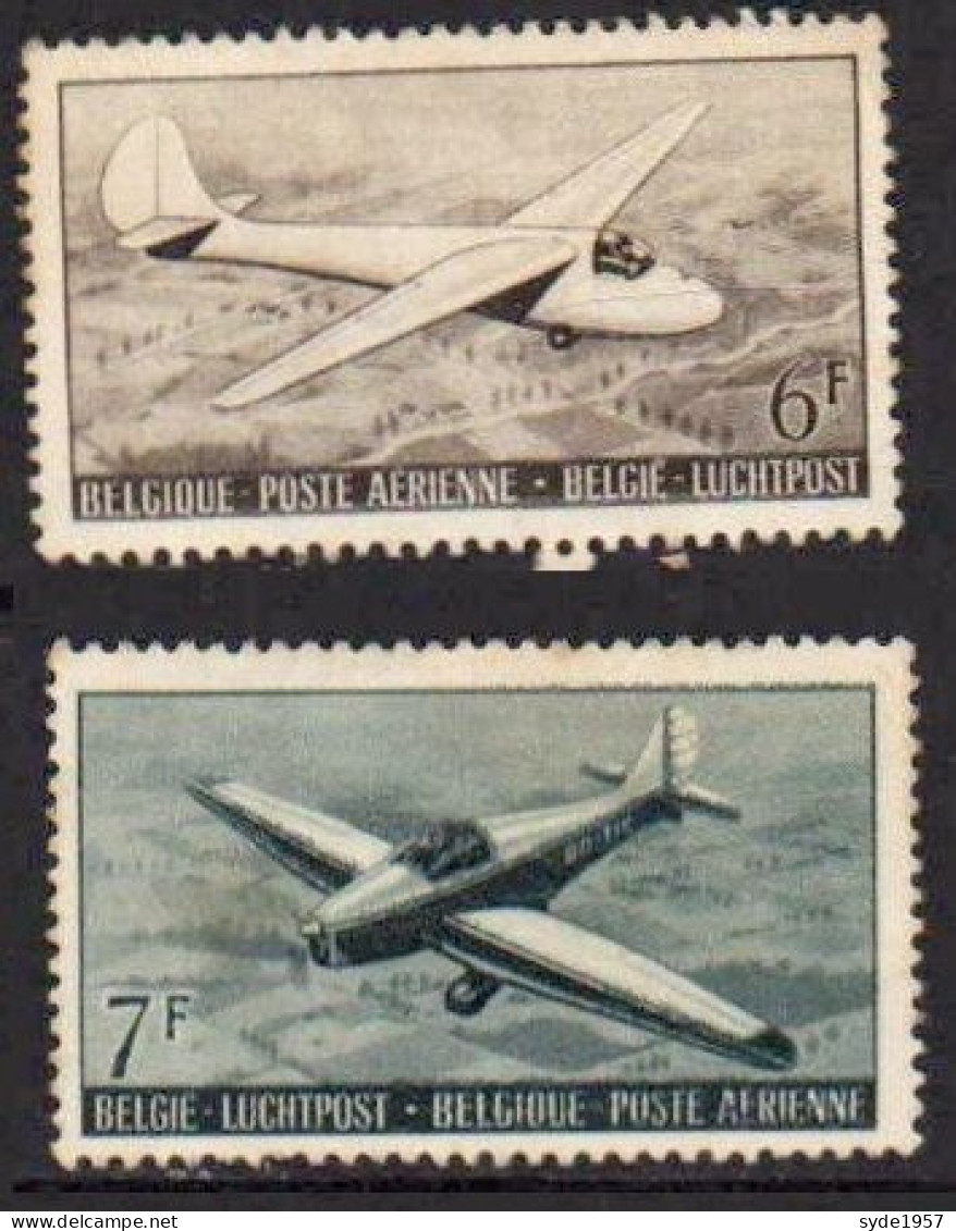 Belgique 1958  PA28-PA 29 (complet), Gomme Légèrement Tâchée, Bonne Cote - Nuovi