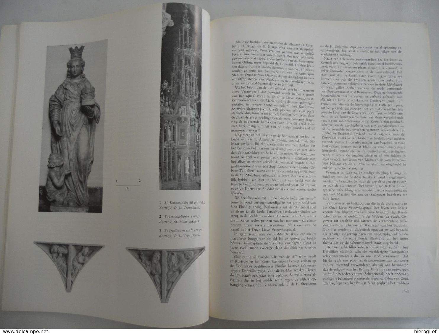 KORTRIJK Themanummer Tijdschrift WEST-VLAANDEREN 1958 Nr 5 Kunst Cultuur Leie O-l-vr-kerk Edelsmeedkunst Beeldhouwkunst - Geschichte