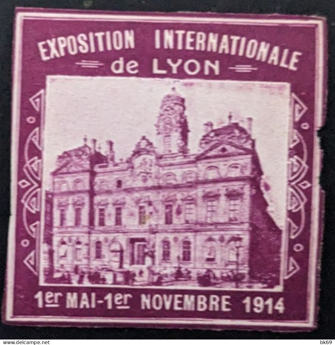 Lyon Exposition Internationale de 1914 , 5 vignettes