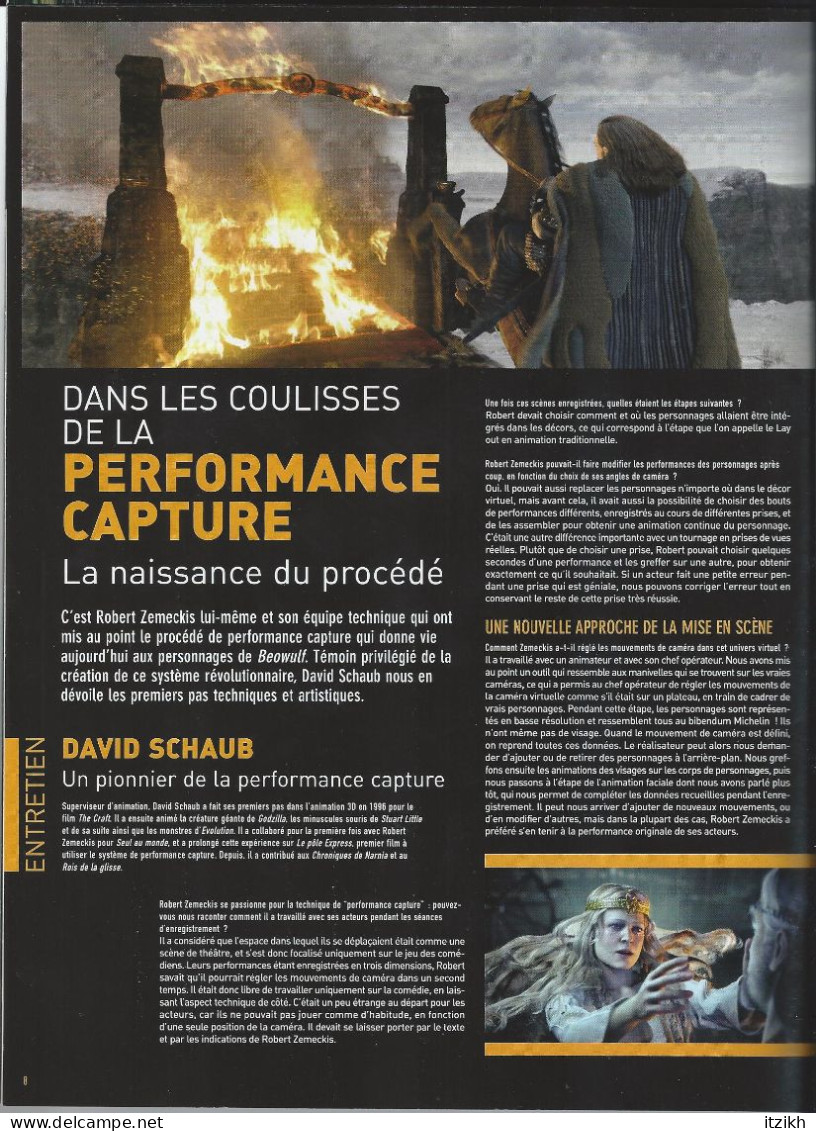 La Légende De Beowulf 2007 Livret 20 Pages Etat Neuf Zemeckis Winstone Hopkins Malkovich Penn  Angelina Jolie - Bioscoopreclame