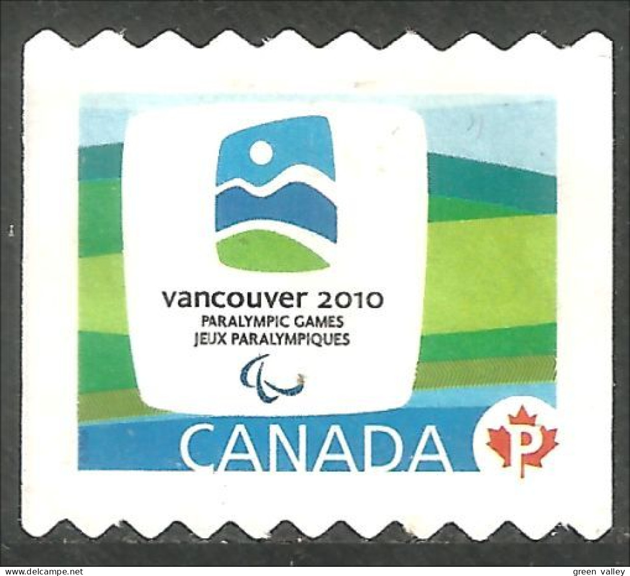 Canada Vancouver 2010 Jeux Paralympiques Paralympic Games Coil Roulette Mint No Gum (431) - Winter 2010: Vancouver