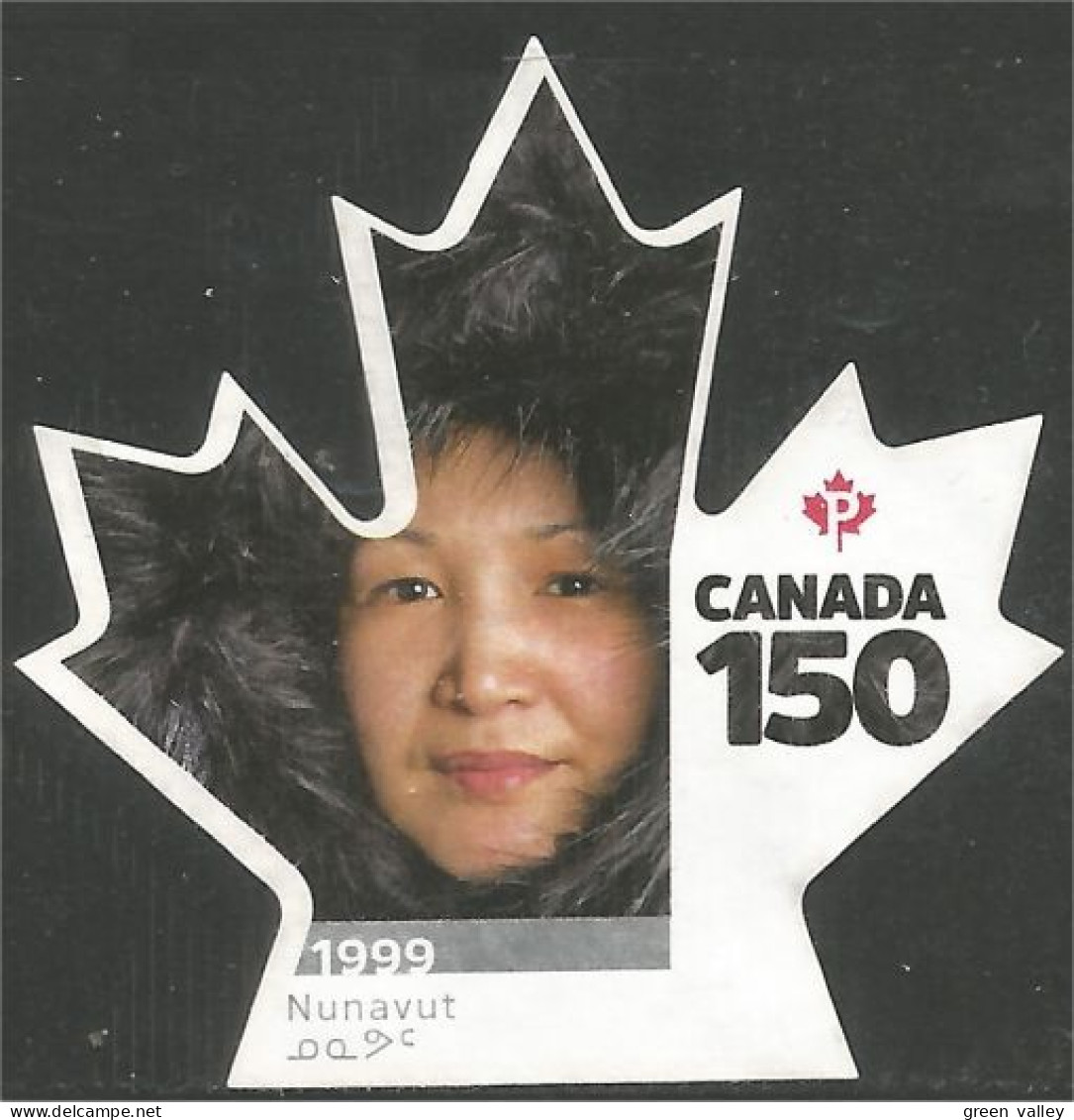 Canada 150 Feuille Erable Maple Leaf Nunavut Mint No Gum (144) - Indiens D'Amérique