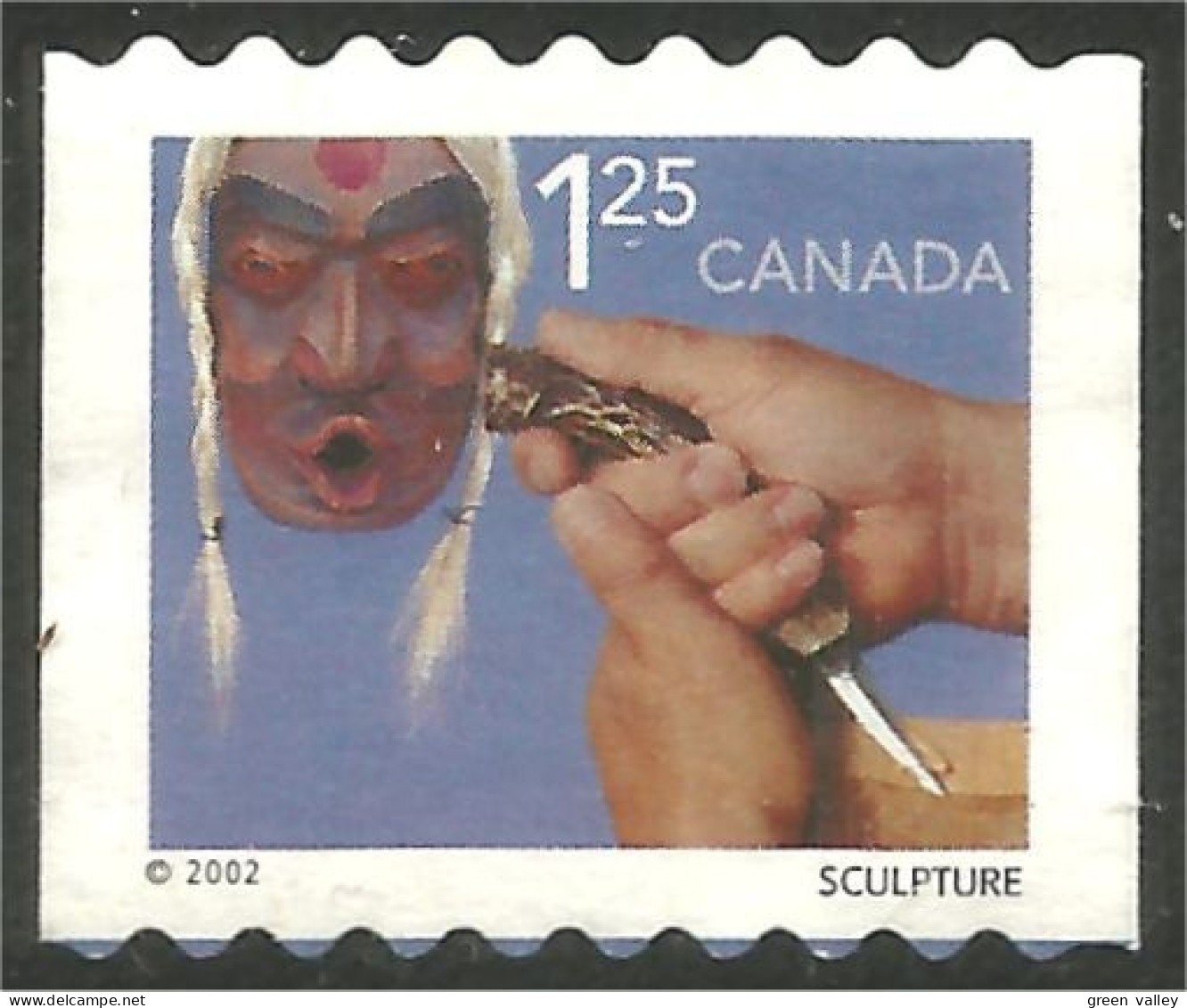 Canada Masque Indien Indian Mask Mint No Gum (106) - Indiens D'Amérique