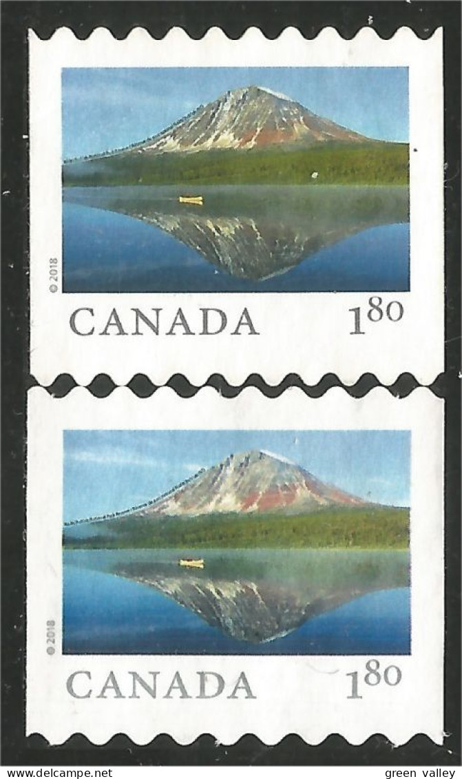 Canada Far And Wide 2 Perforations Différentes Mint No Gum Face $3.60 (4) - Neufs