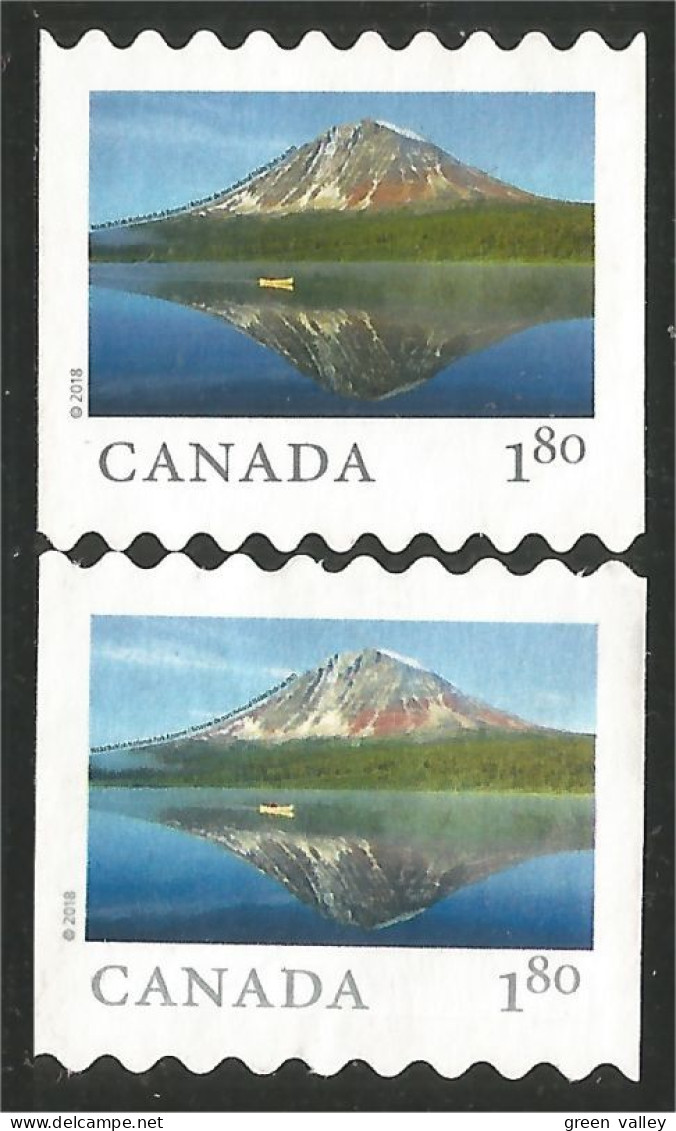 Canada Far And Wide 2 Perforations Différentes Mint No Gum Face $3.60 (3) - Neufs