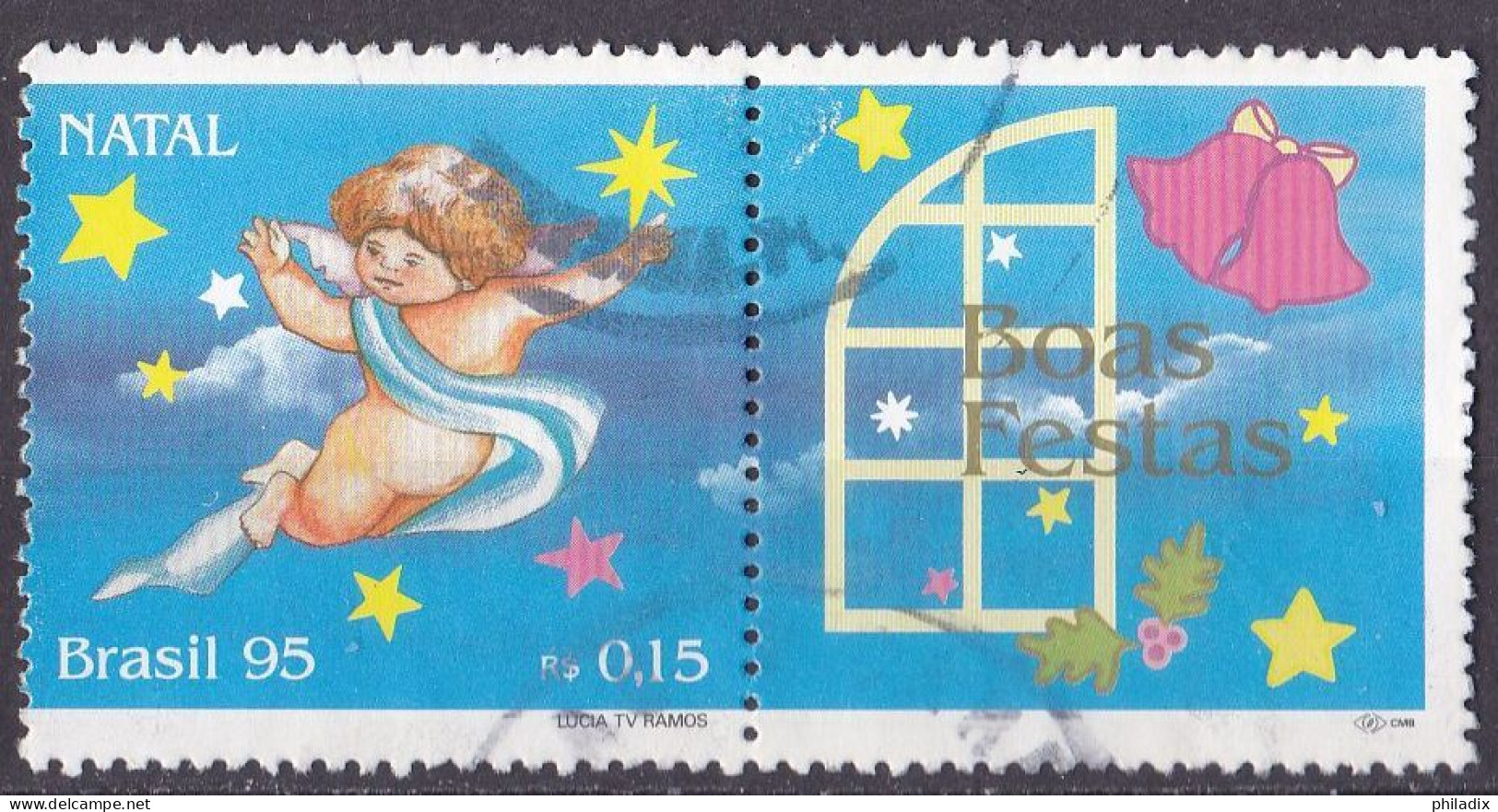 Brasilien Marke Von 1995 O/used (A4-15) - Gebraucht