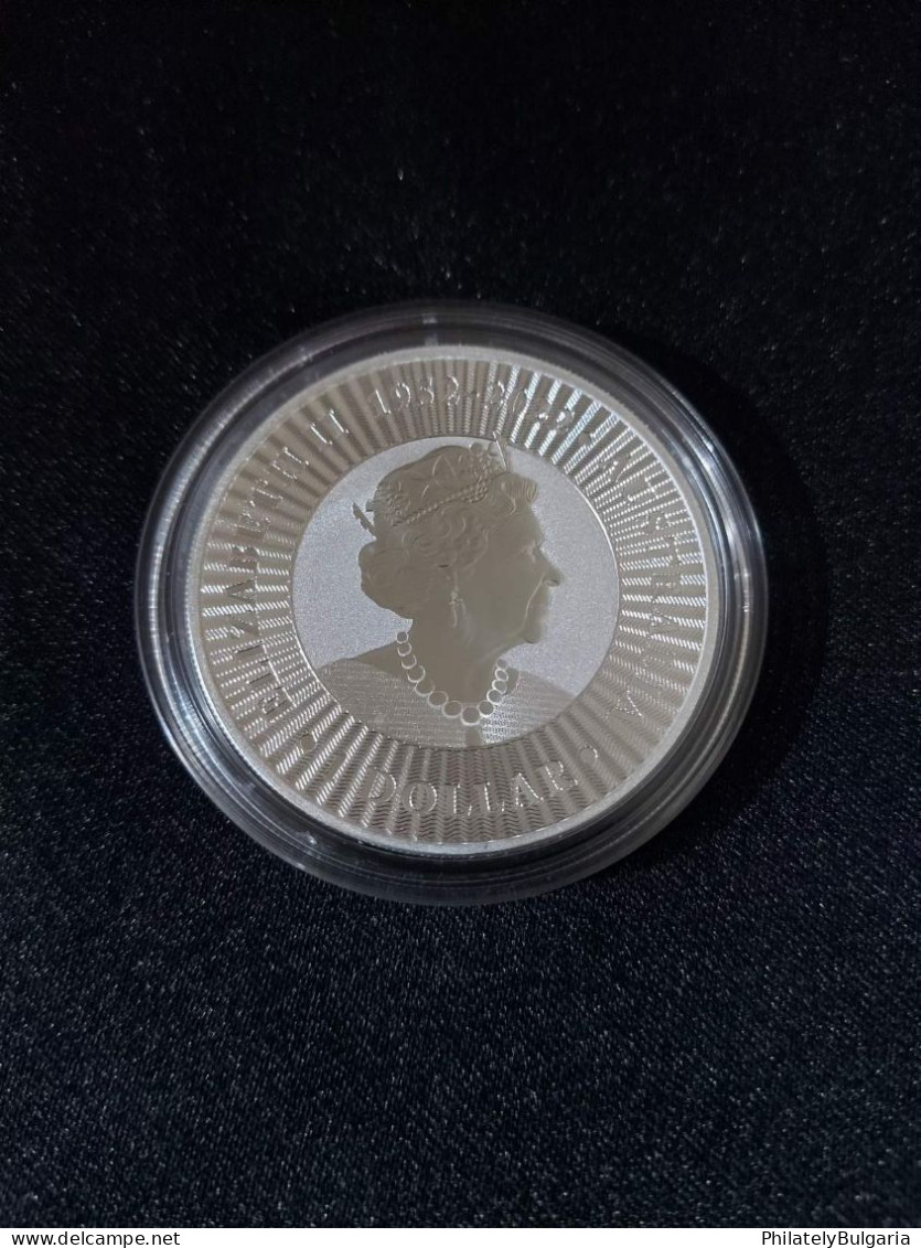 Australia 2023 - 1 Dollar - Kangaroo - 1 OZ - Silver Coin - Silver Bullions