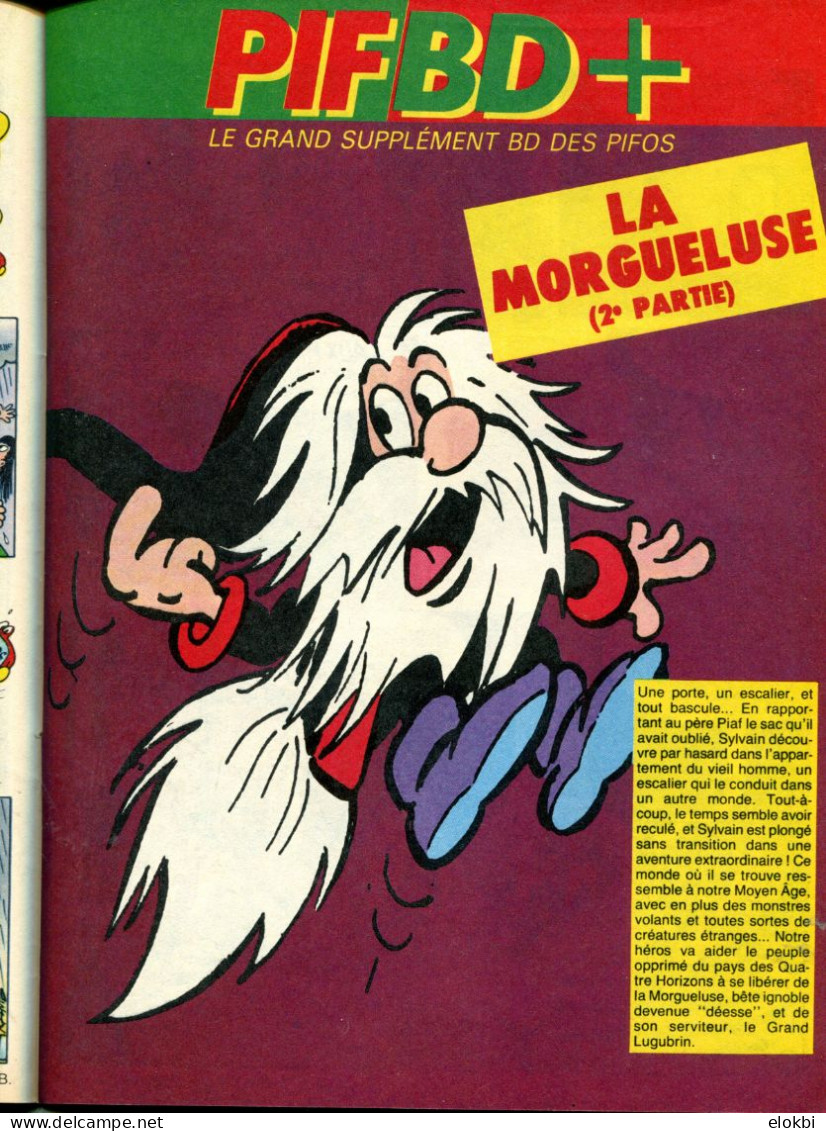 Lot Des Pif Gadget N°981, 982 Et 983 De Janvier 1988 - La Morgueluse (BD En 3 Parties) Par Yannick Et Motti - Pif Gadget