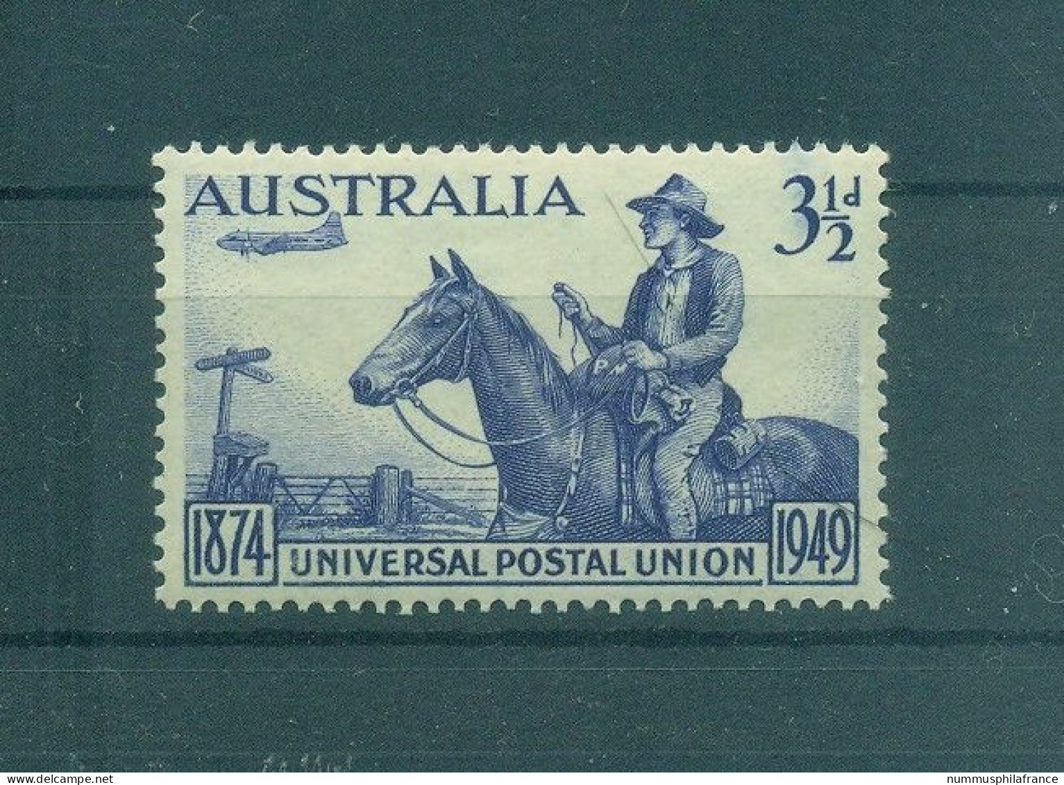 Australie 1949 - Y & T N. 169 - U.P.U. (Michel N. 198) - Mint Stamps