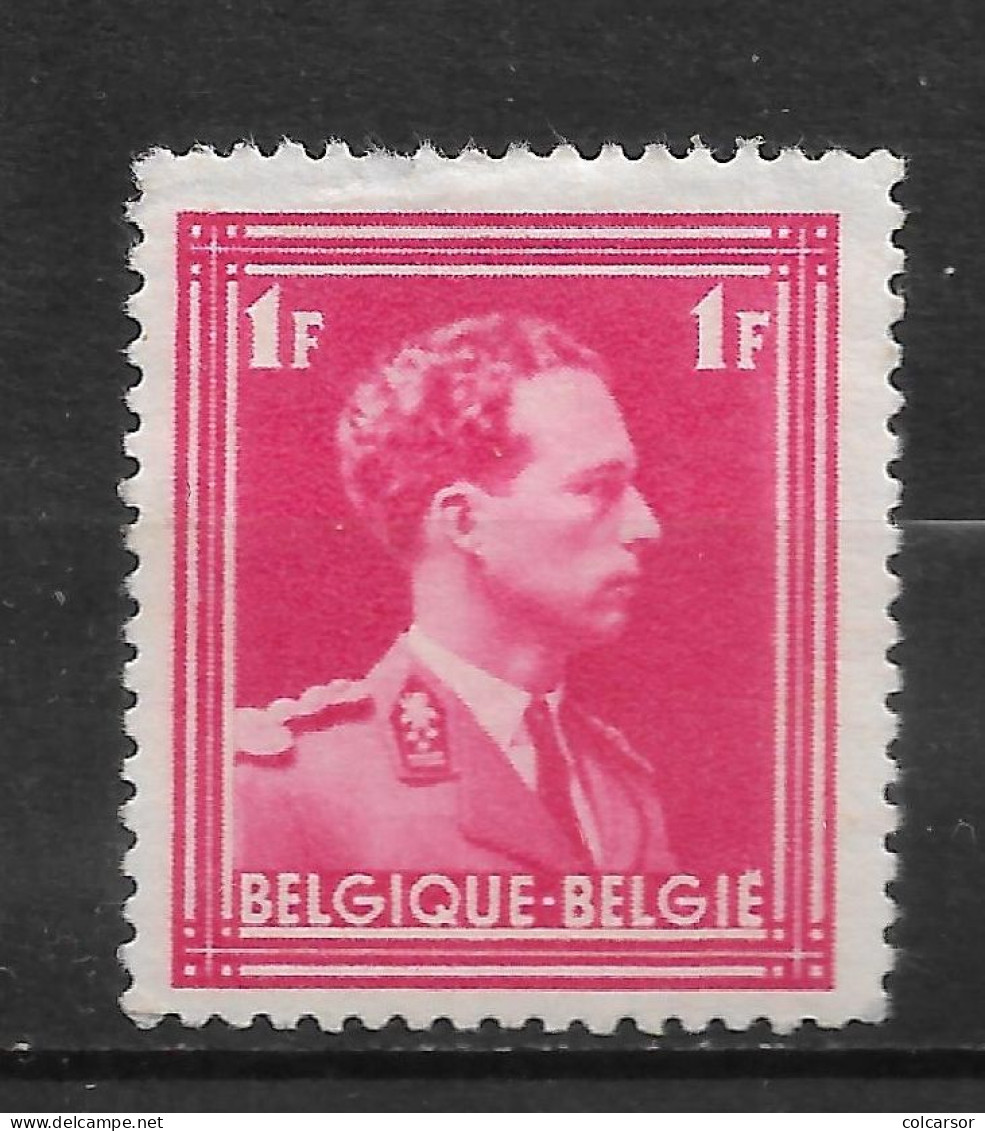 BELGIQUE ,N °  428 " LÉOPOLD III " - 1936-1957 Collo Aperto