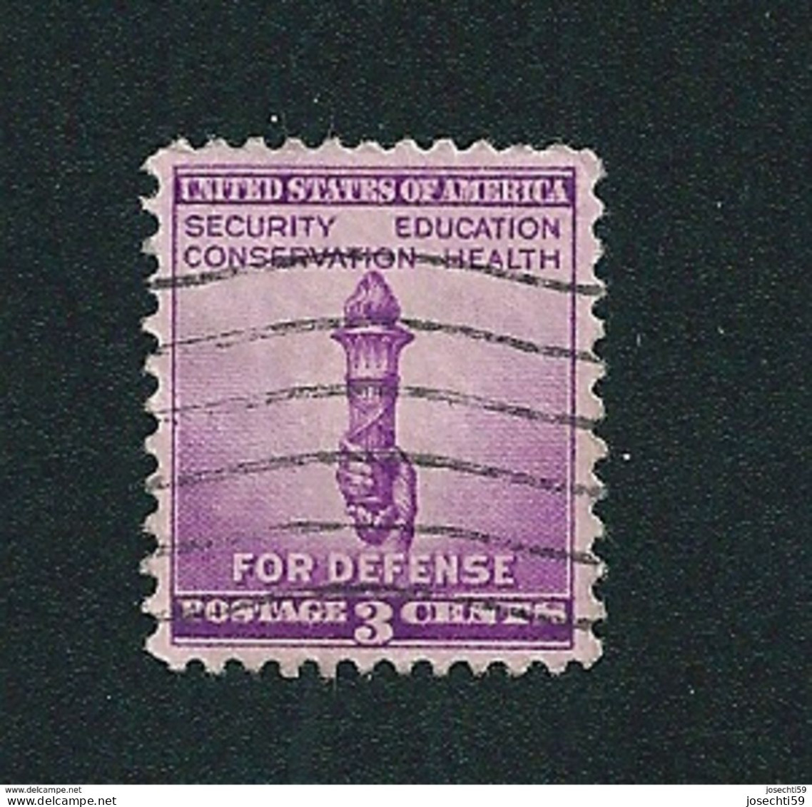 N° 453 Propagande Pour Défense National Etats-Unis (1940) Oblitéré USA  Timbre United States - Used Stamps