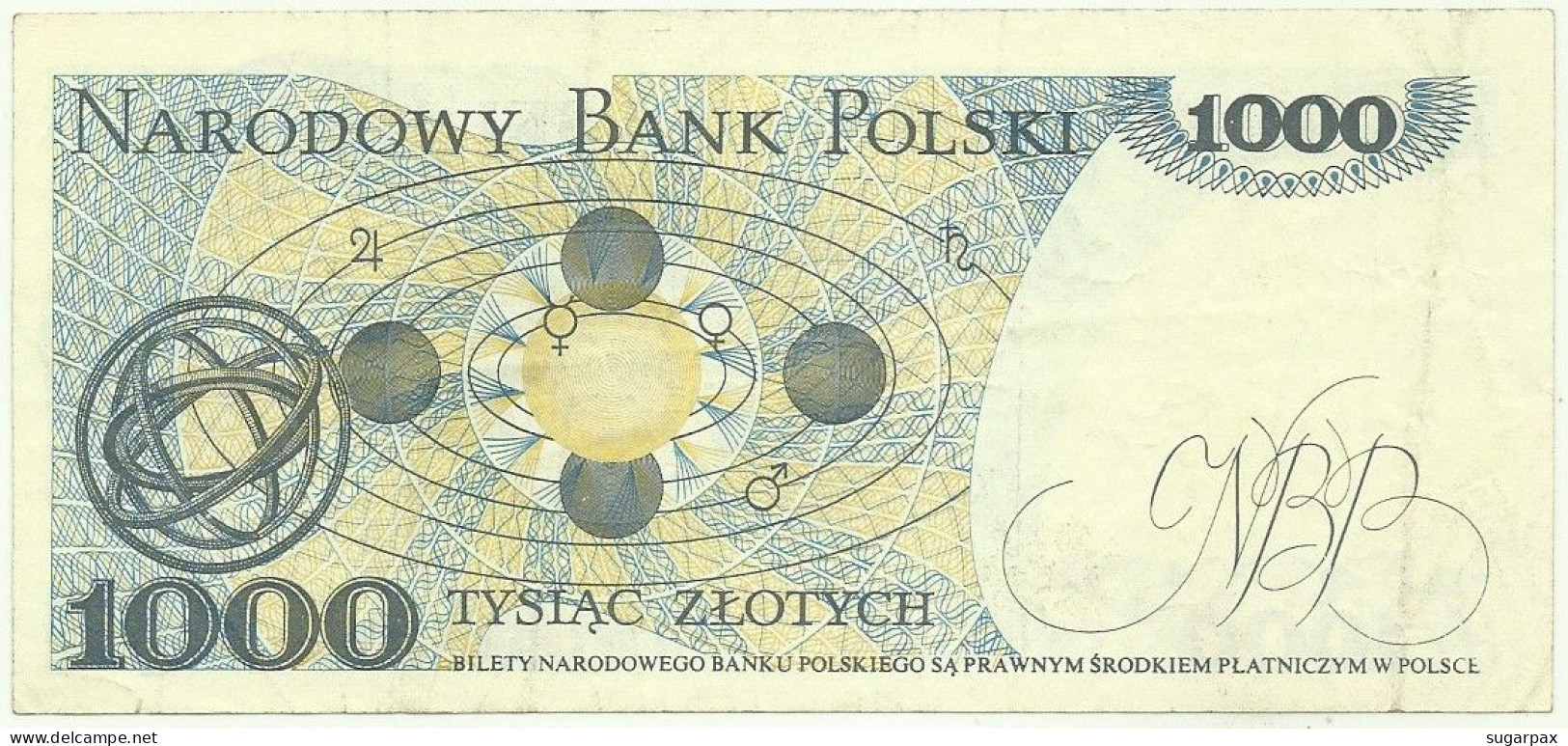 POLAND - 1000 Zlotych - 1982 - Pick 146.c - Série GE - Narodowy Bank Polski - 1.000 - Pologne