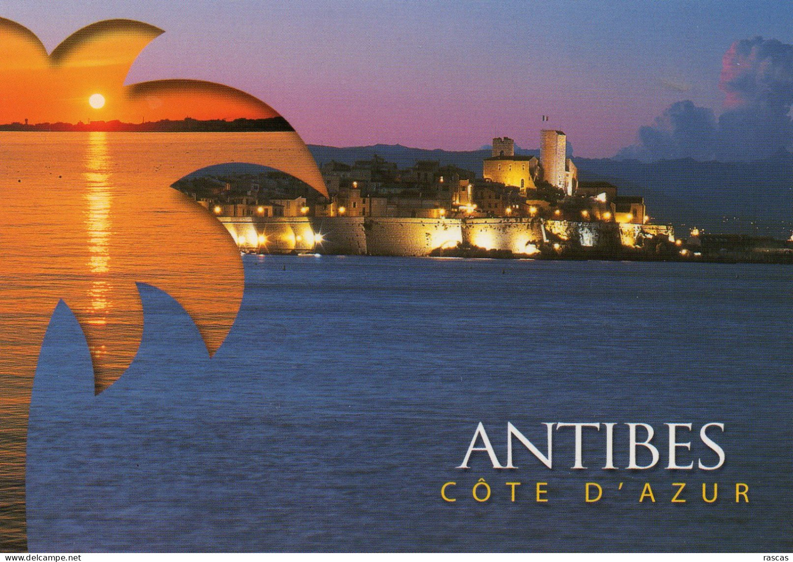 CPM - D  - ALPES MARITIMES - ANTIBES - LES REMPARTS LA NUIT - Antibes - Les Remparts