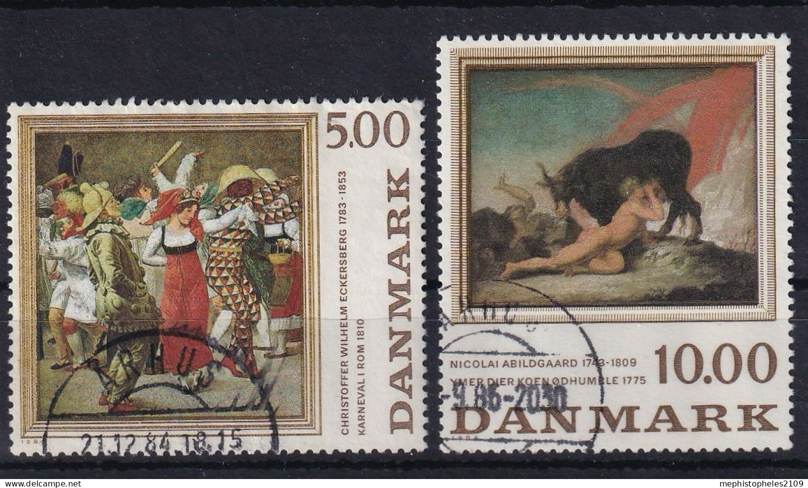 DENMARK 1984 - Canceled - Mi 819, 820 - Used Stamps