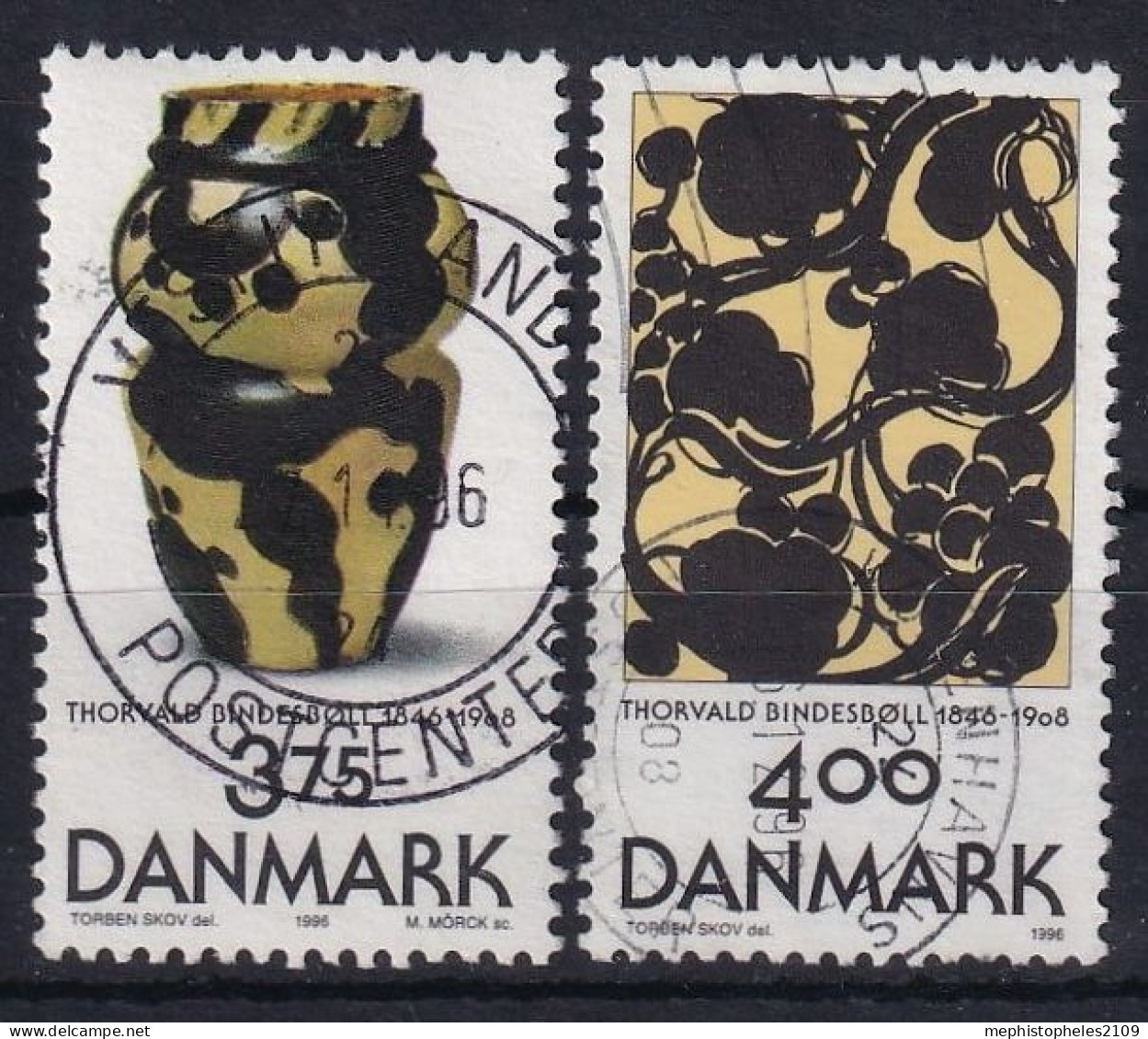 DENMARK 1996 - Canceled - Mi 1136, 1137 - Oblitérés