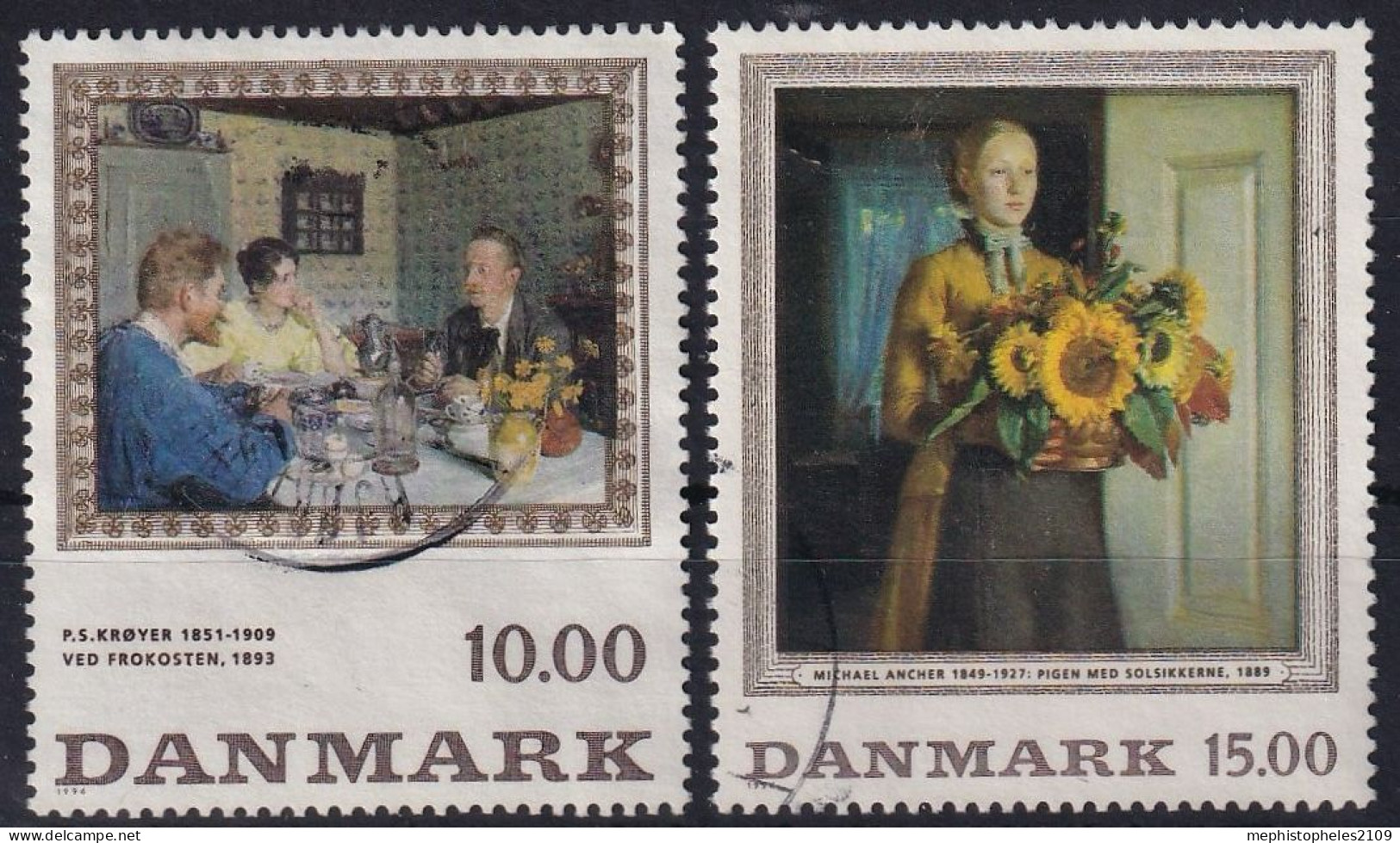 DENMARK 1996 - Canceled - Mi 1139, 1140 - Gebruikt