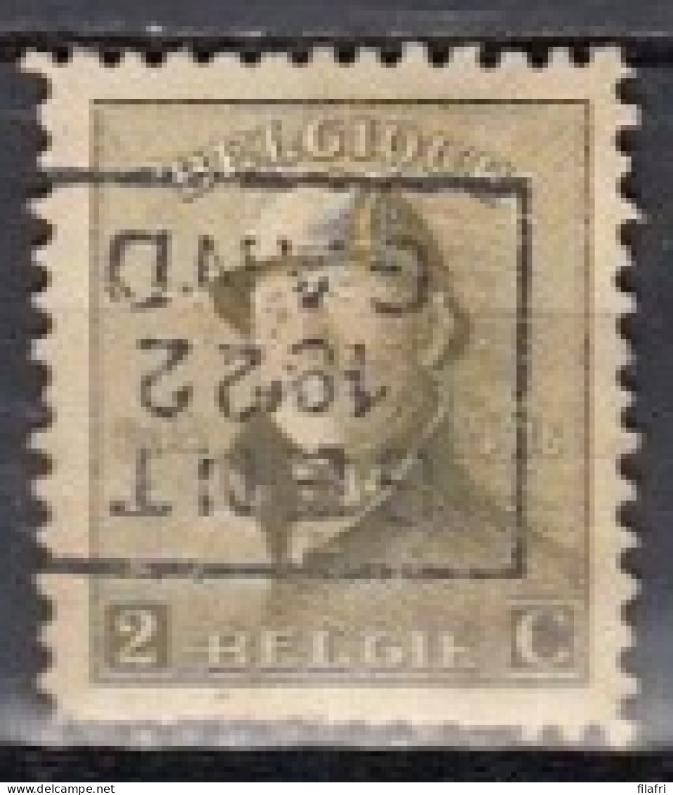 2862 Voorafstempeling Op Nr 166 - GENT 1922 GAND - Positie D - Roulettes 1920-29