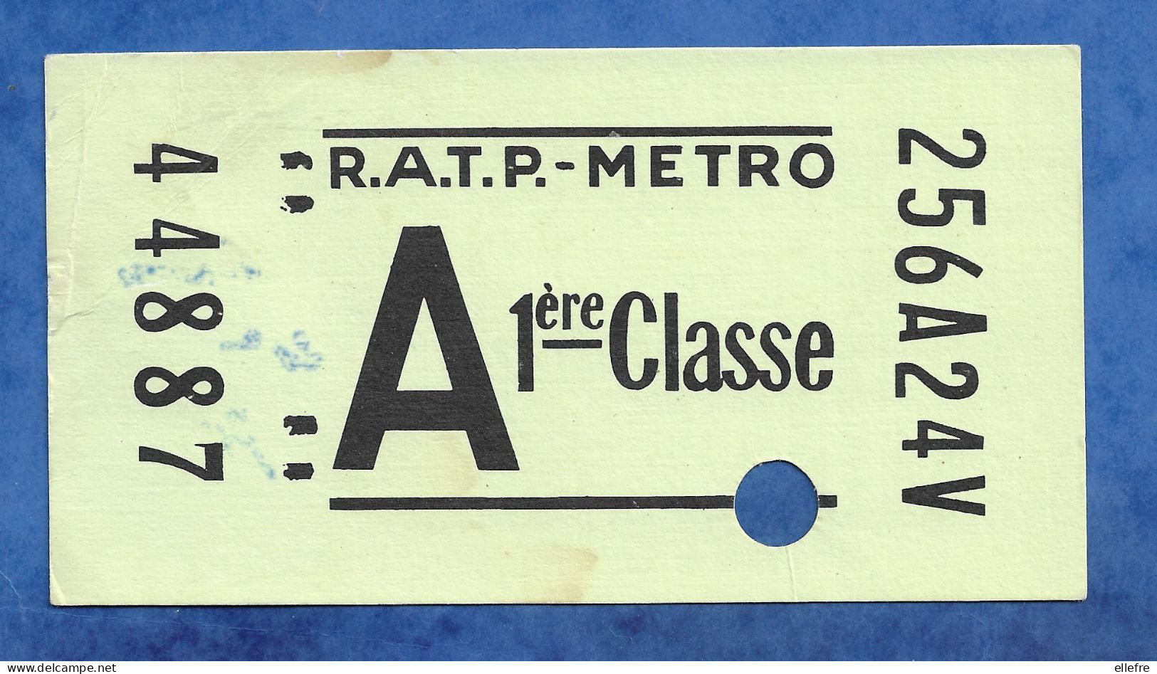 CARTE POSTALE ANNEES 1960 1970 EN FORME TICKET METRO GEANT 1 Ere Classe RATP AUTOBUS SERIE SHOPPING 30 PUBLISTAR PARIS - Metropolitana
