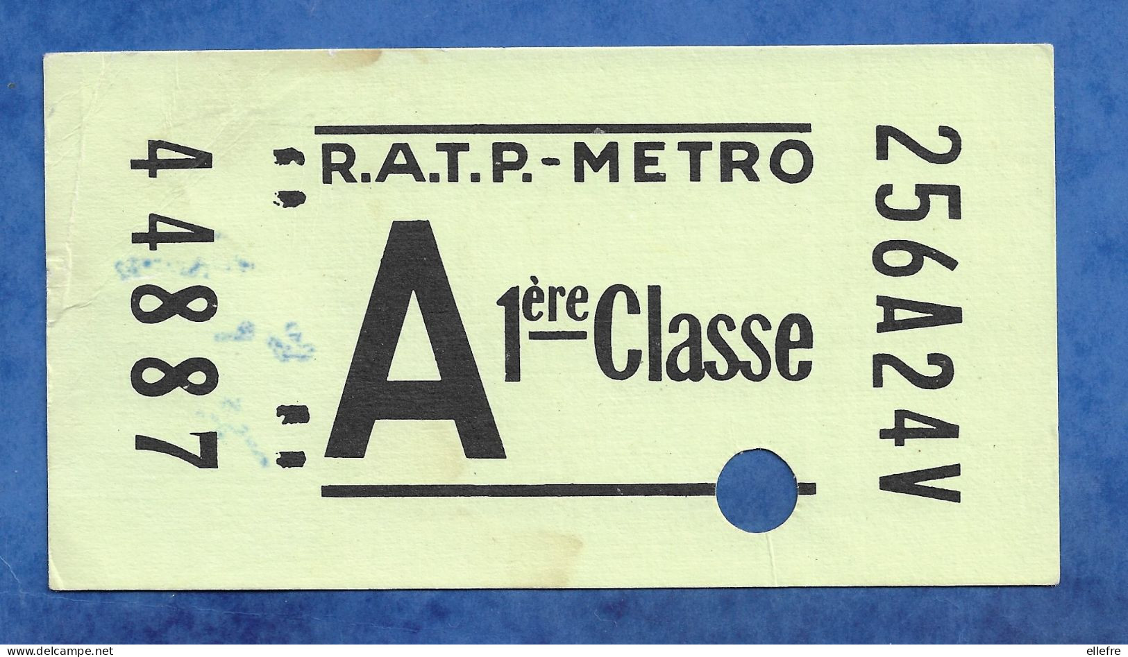 CARTE POSTALE ANNEES 1960 1970 EN FORME TICKET METRO GEANT 1 Ere Classe RATP AUTOBUS SERIE SHOPPING 30 PUBLISTAR PARIS - Subway