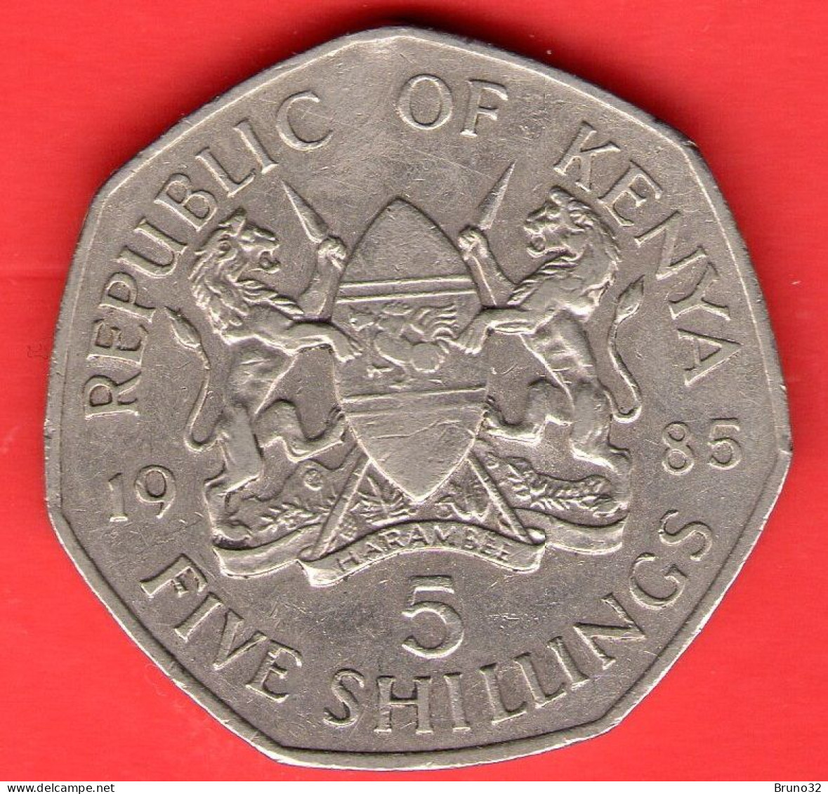 Kenia - Kenya - 1985 - 5 Shillings - SPL/XF - Come Da Foto - Kenia