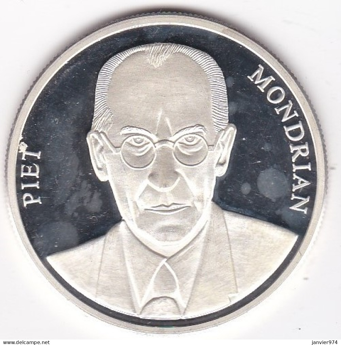 Pays Bas , Médaille En Argent Pur 999, Piet Mondrian 1994 - Altri & Non Classificati