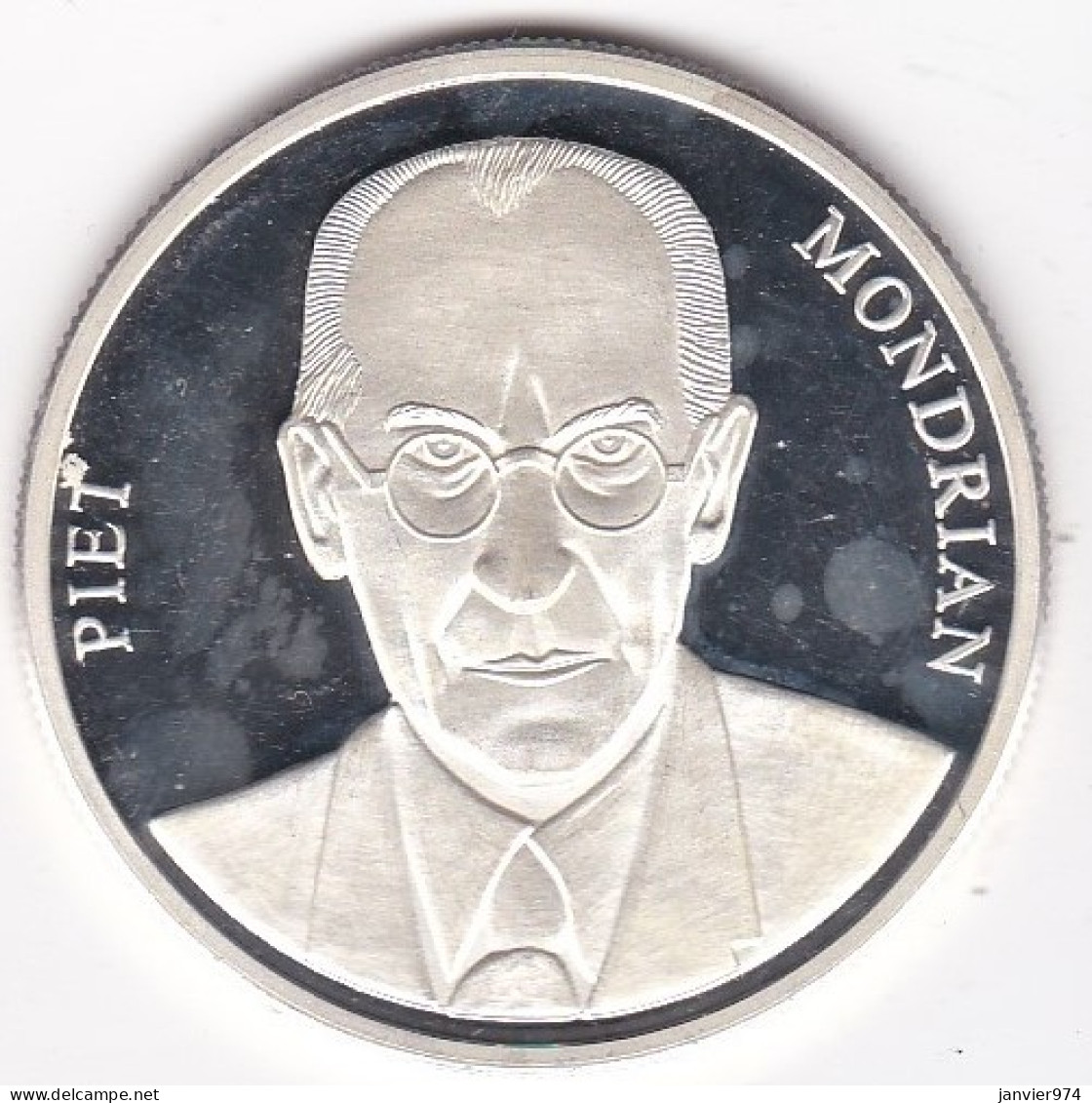 Pays Bas , Médaille En Argent Pur 999, Piet Mondrian 1994 - Autres & Non Classés