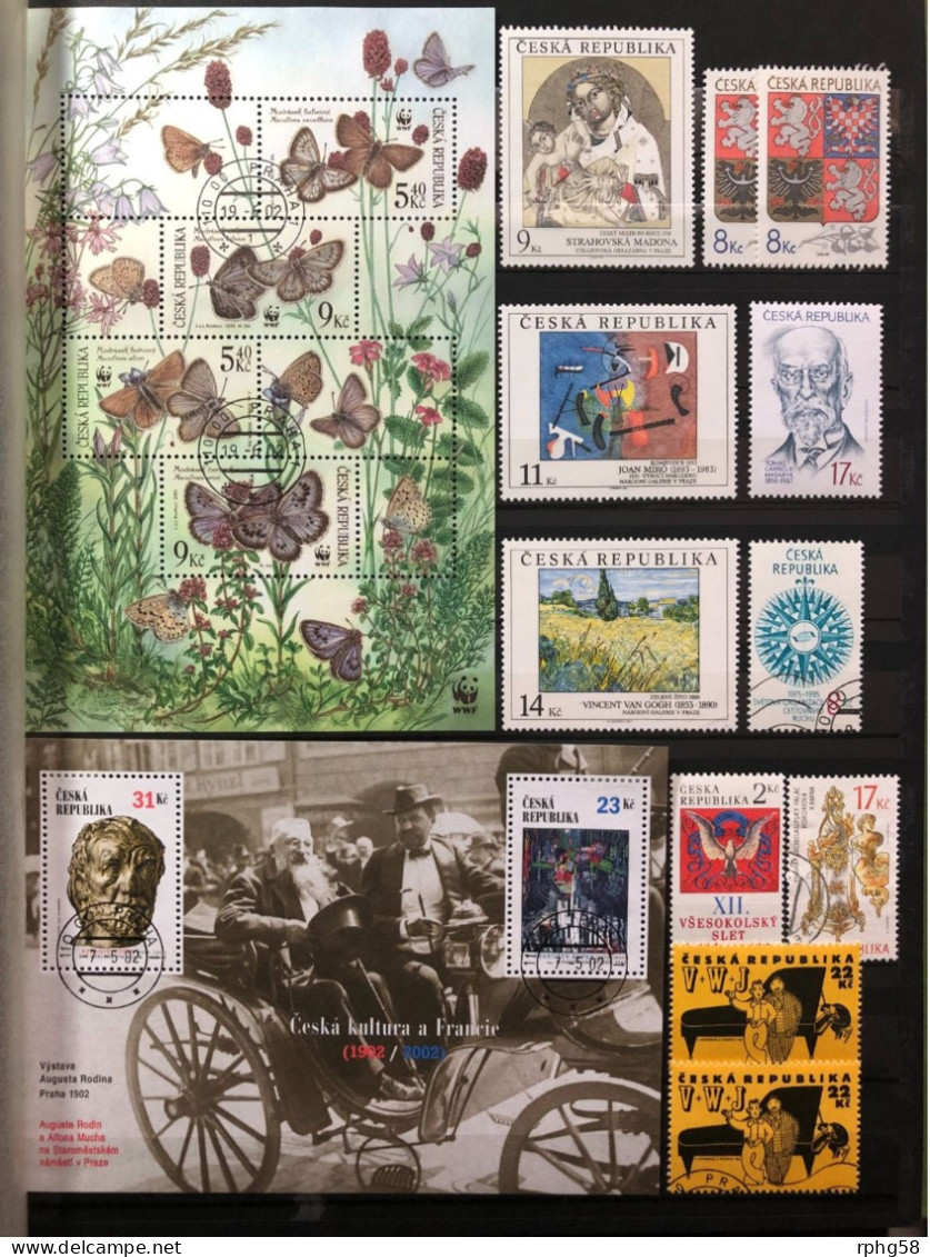 Lot Timbres République Tchèque - Colecciones & Series