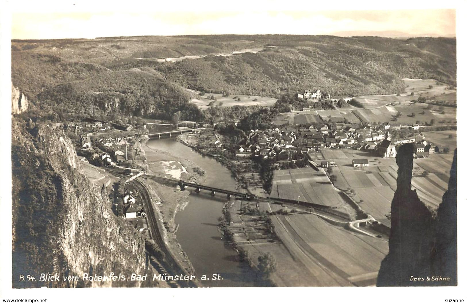 Blick Vom Rotenfels Bad Münster Am Stein - Bad Muenster A. Stein - Ebernburg