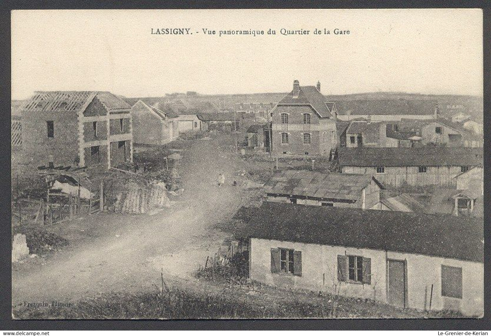 Lassigny - Vue Panoramique Du Quartier De La Gare - Frezquin Edit. - Voir 2 Scans - Lassigny