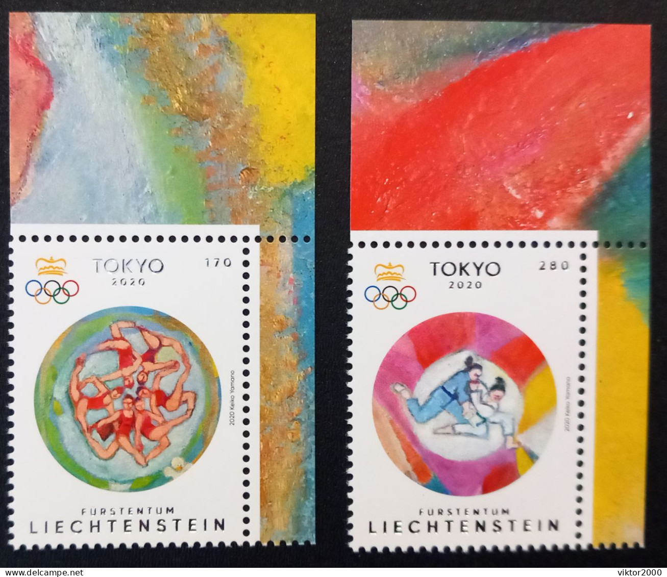 Liechtenstein MNH (**)2020 Olympic Games - Tokyo, Jaspan - Eté 2020 : Tokyo