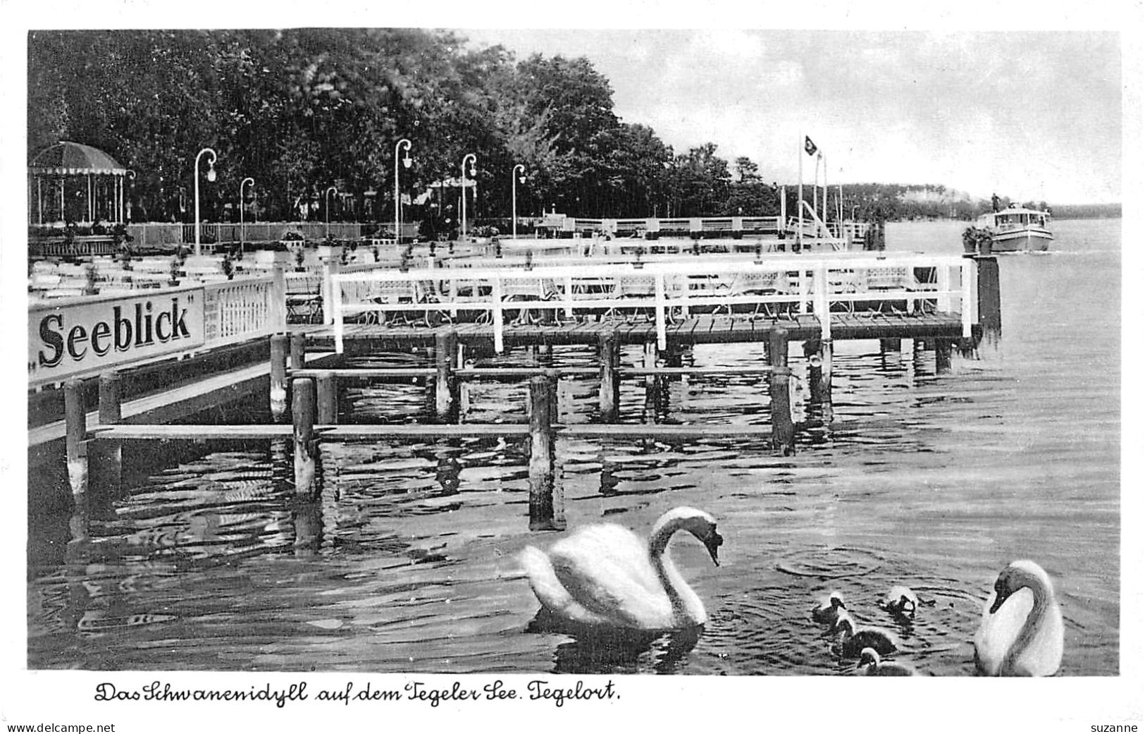 BERLIN Tegelort - Gaststätte Und Café SEEBLICK - Besitzer Hermann Radowitz - Mezzobütten Nr 1705 - Tegel