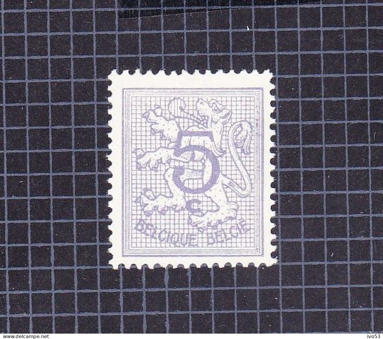 1951 Nr 849* Met Scharnier.Cijfer Op Heraldieke Leeuw. - 1951-1975 Heraldic Lion