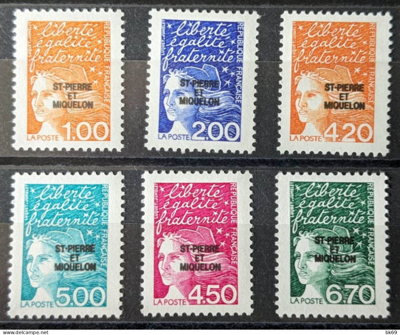 663 à 668** Série Complète De 1998 Marianne Luquet - Unused Stamps