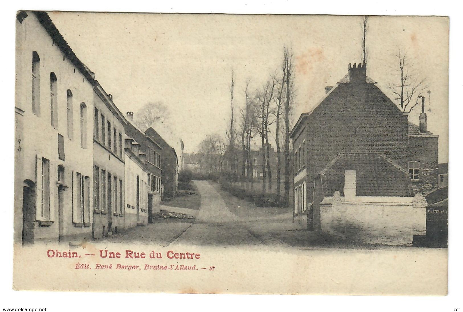 Ohain Lasne   Une Rue Du Centre    Edit René Berger - Lasne