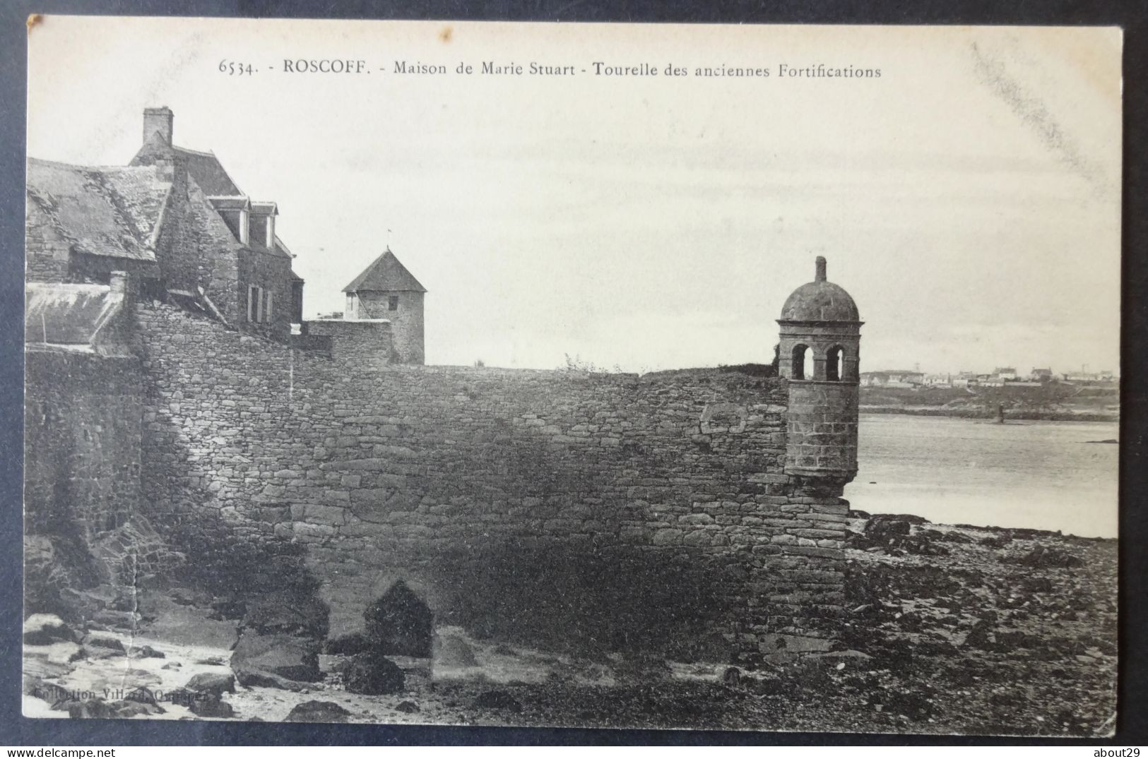 CPA 29 ROSCOFF - RARE Vue - Maison De Marie Stuart - Tourelle Des Anciennes Fortifications - Villard 5534 - Réf. C 260 - Roscoff