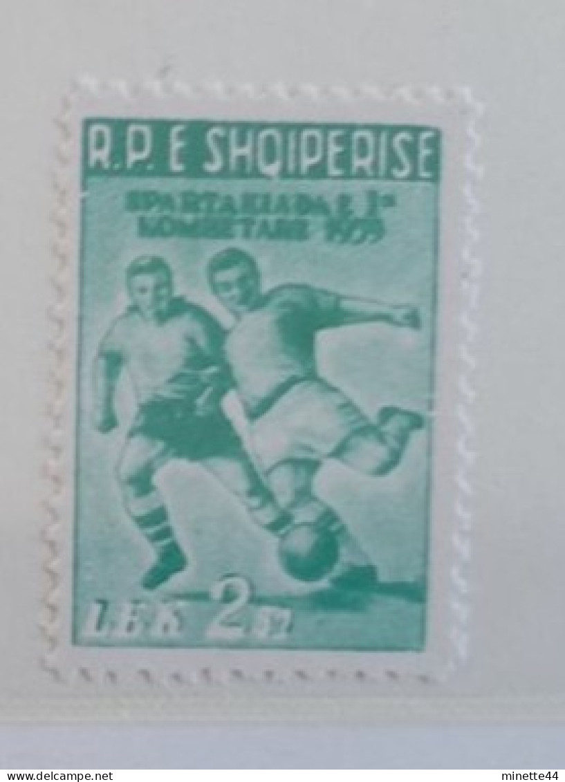 ALBANIE ALBANIA SHQIPERIA  MNH** 1959  FOOTBALL FUSSBALL SOCCER CALCIO VOETBAL FUTBOL FUTEBOL FOOT - Famous Clubs