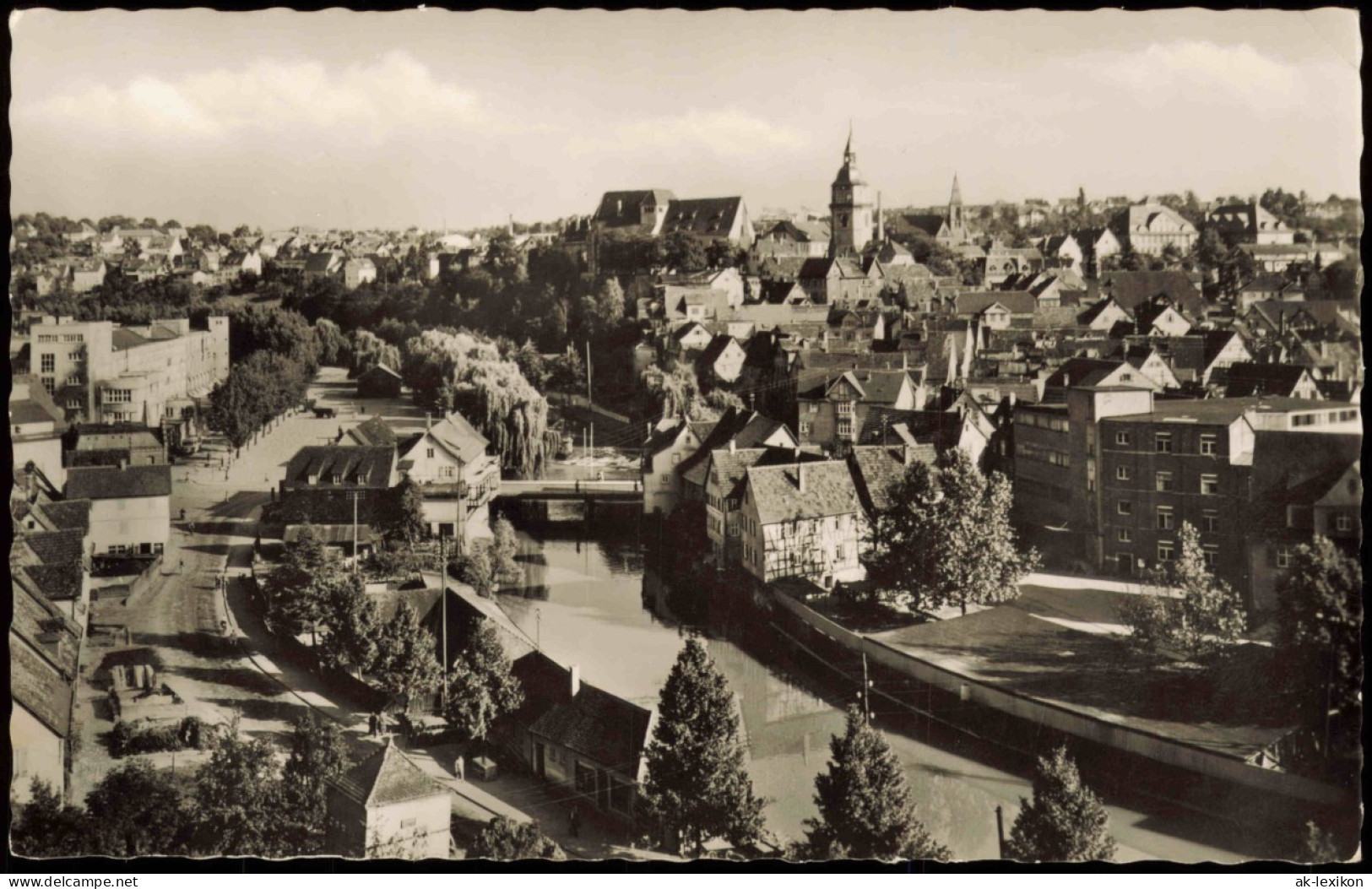 Ansichtskarte Backnang Panorama-Ansicht Ortsansicht 1959 - Backnang