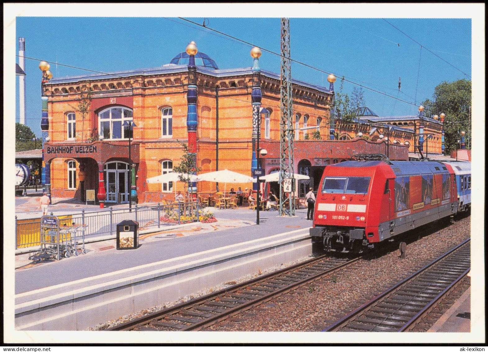 Ansichtskarte Uelzen Hundertwasser-Bahnhof Uelzen 2004 - Uelzen