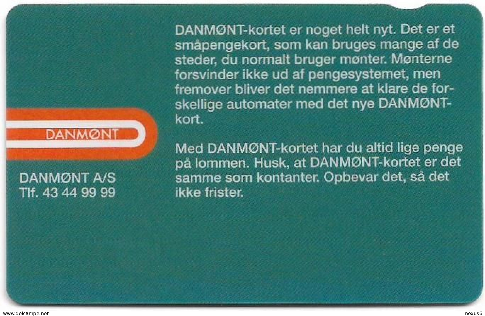 Denmark - Danmønt - Multiservice - DD034C - Exp. 07.1996, 100Kr, 9.013ex, Used - Dänemark