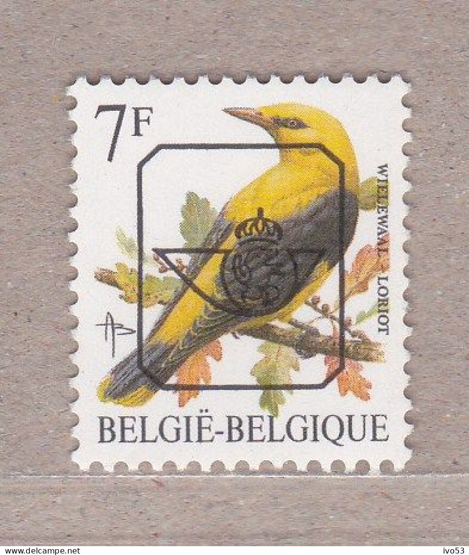 PRE830P6a** Wielewaal / Loriot,postfris Zonder Scharnier. - Typos 1986-96 (Oiseaux)