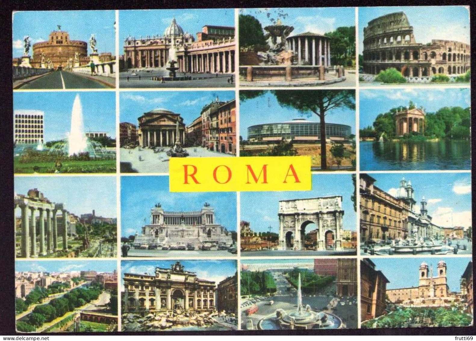 AK 201012 ITALY - Roma - Mehransichten, Panoramakarten