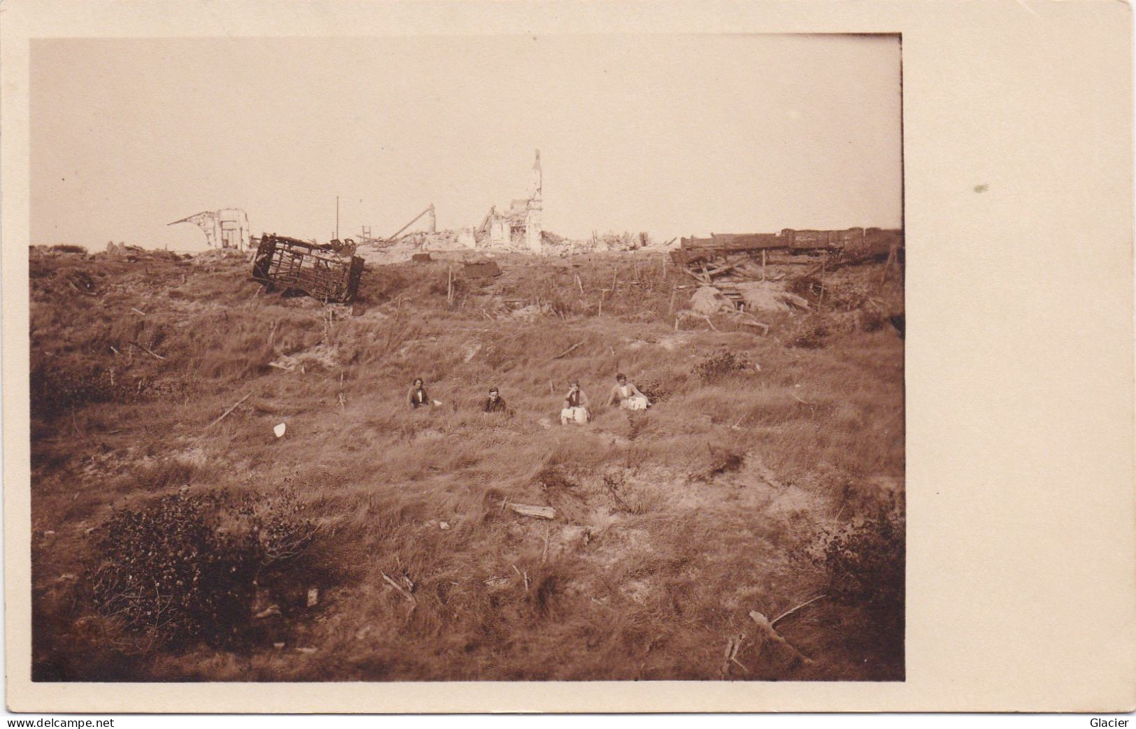 Nieuport - Nieuwpoort - Carte Photo - Devant L' Yser - Août 1921 - Kalmthout