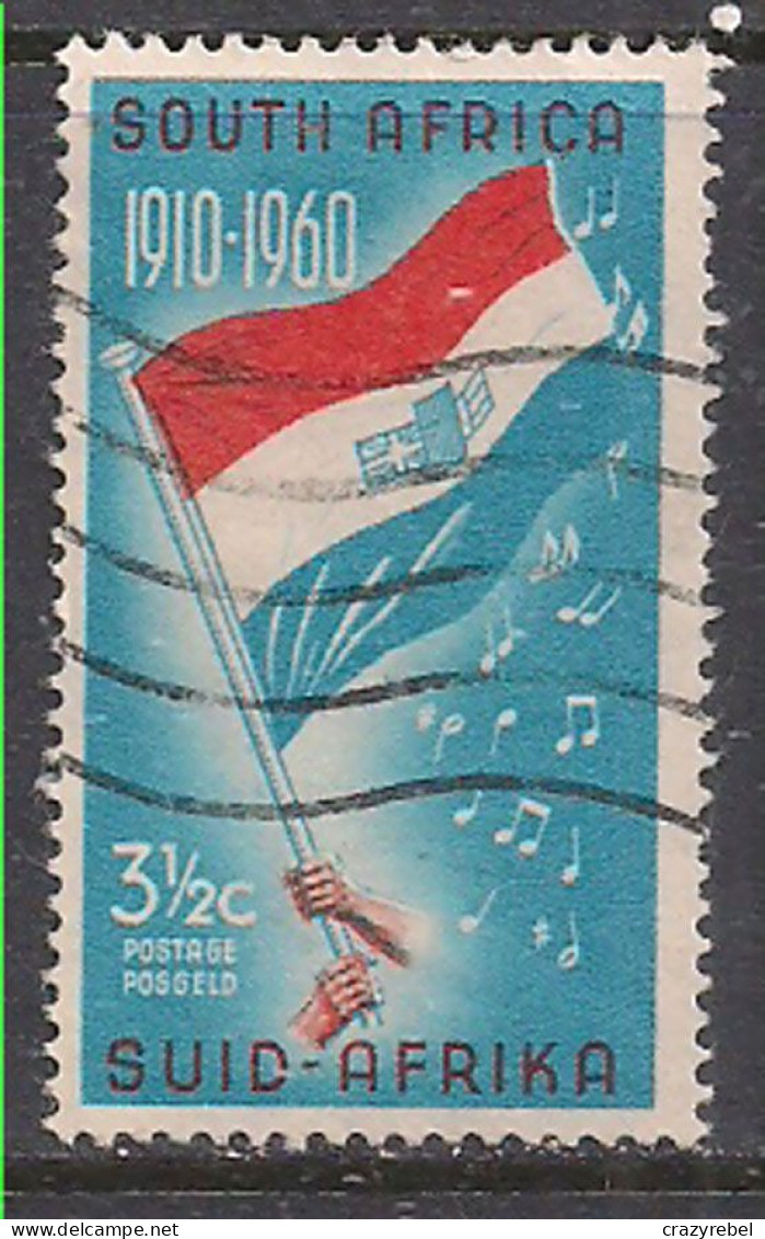 South Africa 1961 QE2 3 1/2c Flag Used SG 190 ( K1111 ) - Oblitérés